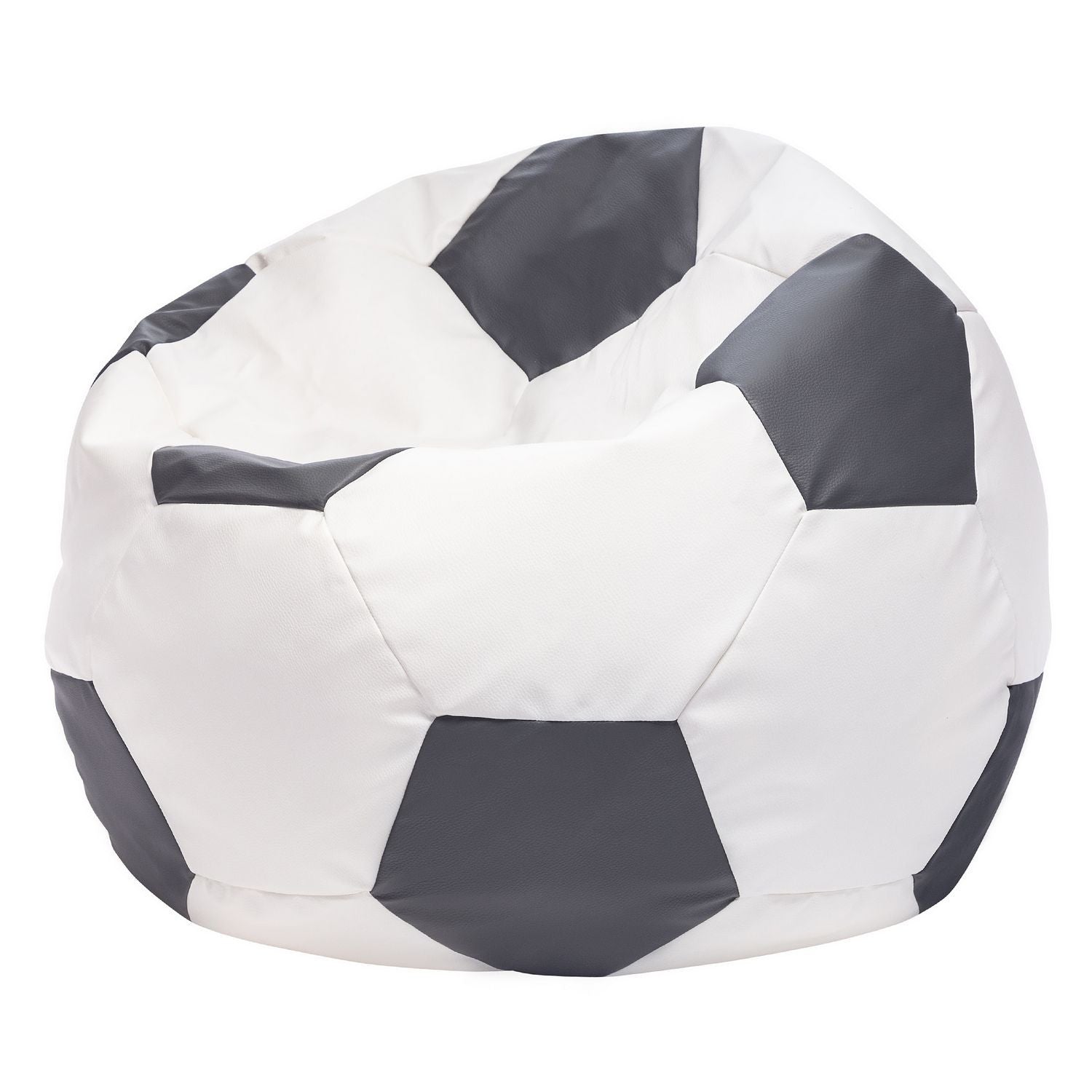 Pouf Poltrona Sacco Palla da Calcio in Ecopelle Taglia M
