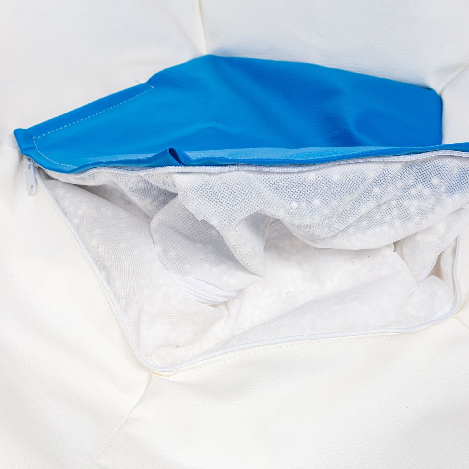 Pouf Poltrona Sacco Palla da Calcio in Ecopelle Taglia XL