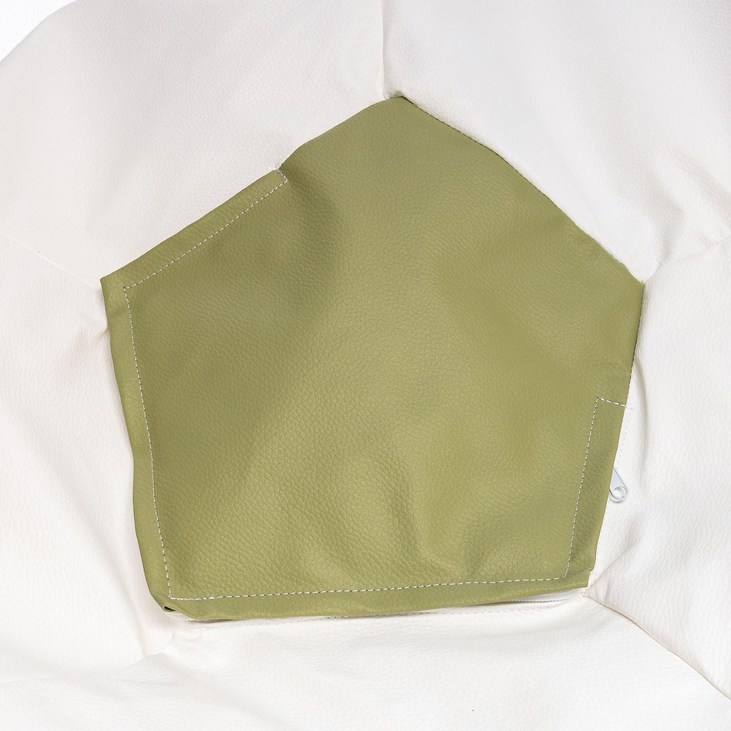 Pouf Poltrona Sacco Palla da Calcio in Ecopelle Taglia XL