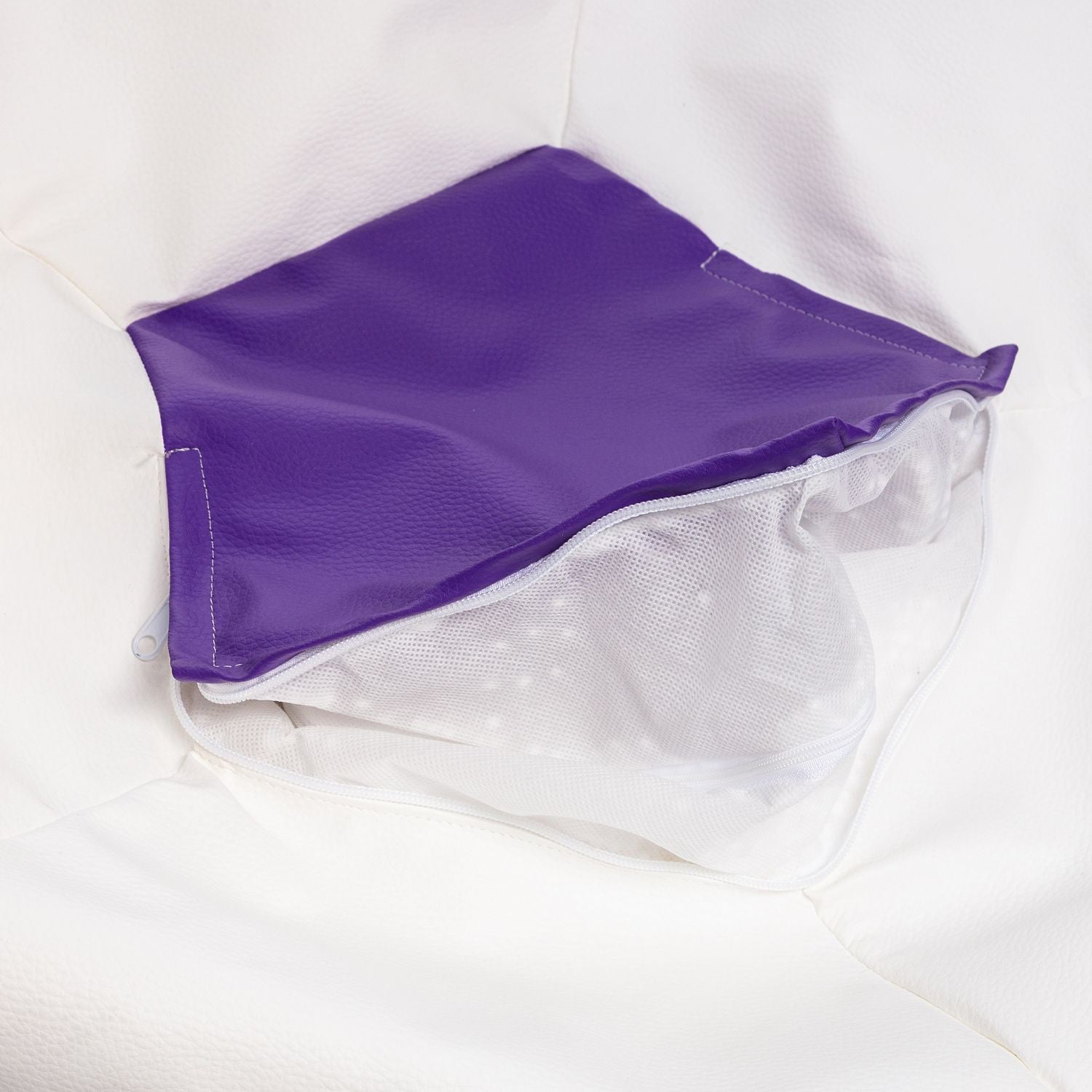 Pouf Poltrona Sacco Palla da Calcio in Ecopelle Taglia XL