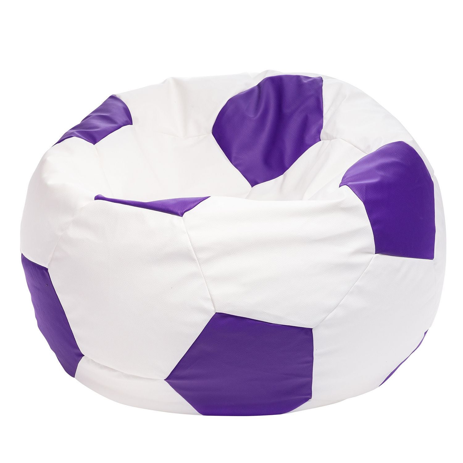 Pouf Poltrona Sacco Palla da Calcio in Ecopelle Taglia XL