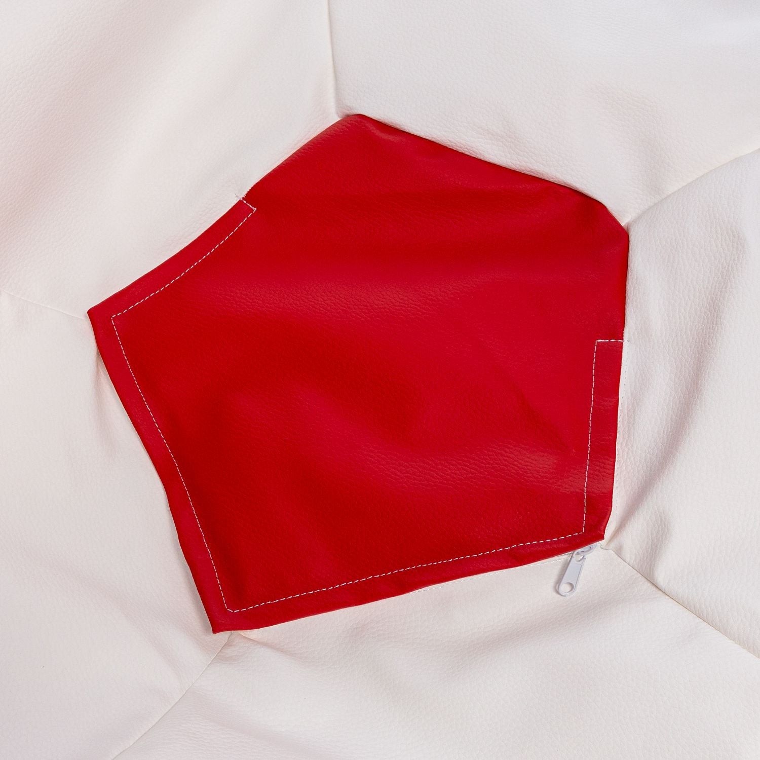 Pouf Poltrona Sacco Palla da Calcio in Ecopelle Taglia XL