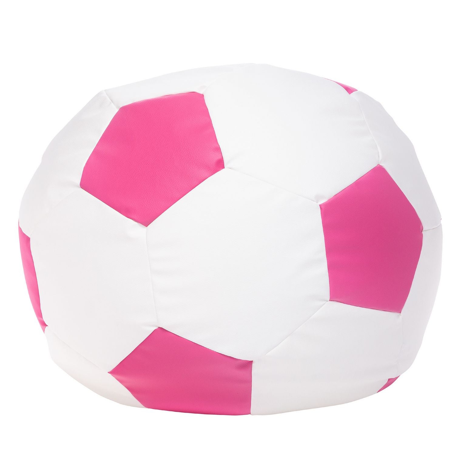 Pouf Poltrona Sacco Palla da Calcio in Ecopelle Taglia XL