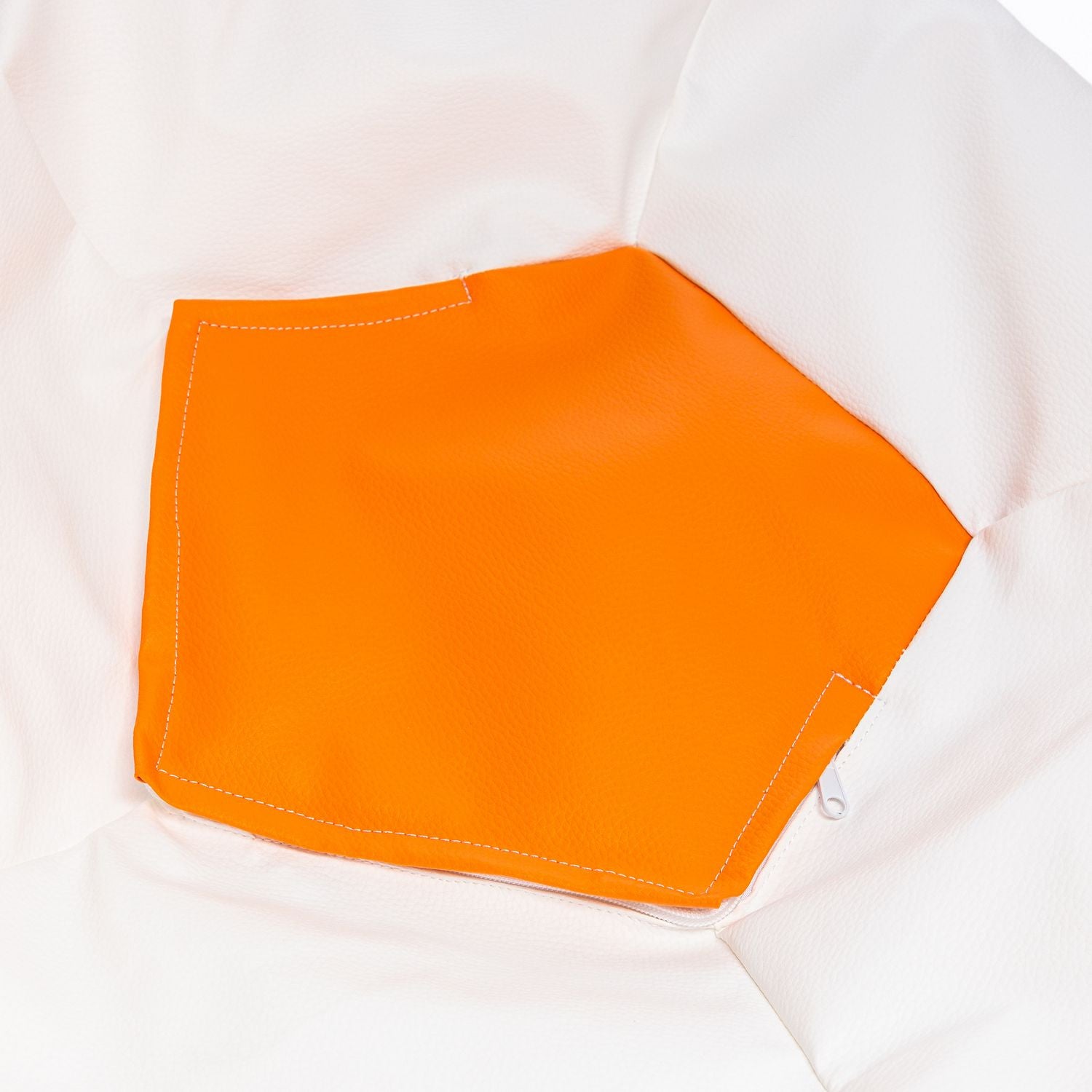 Pouf Poltrona Sacco Palla da Calcio in Ecopelle Taglia XL