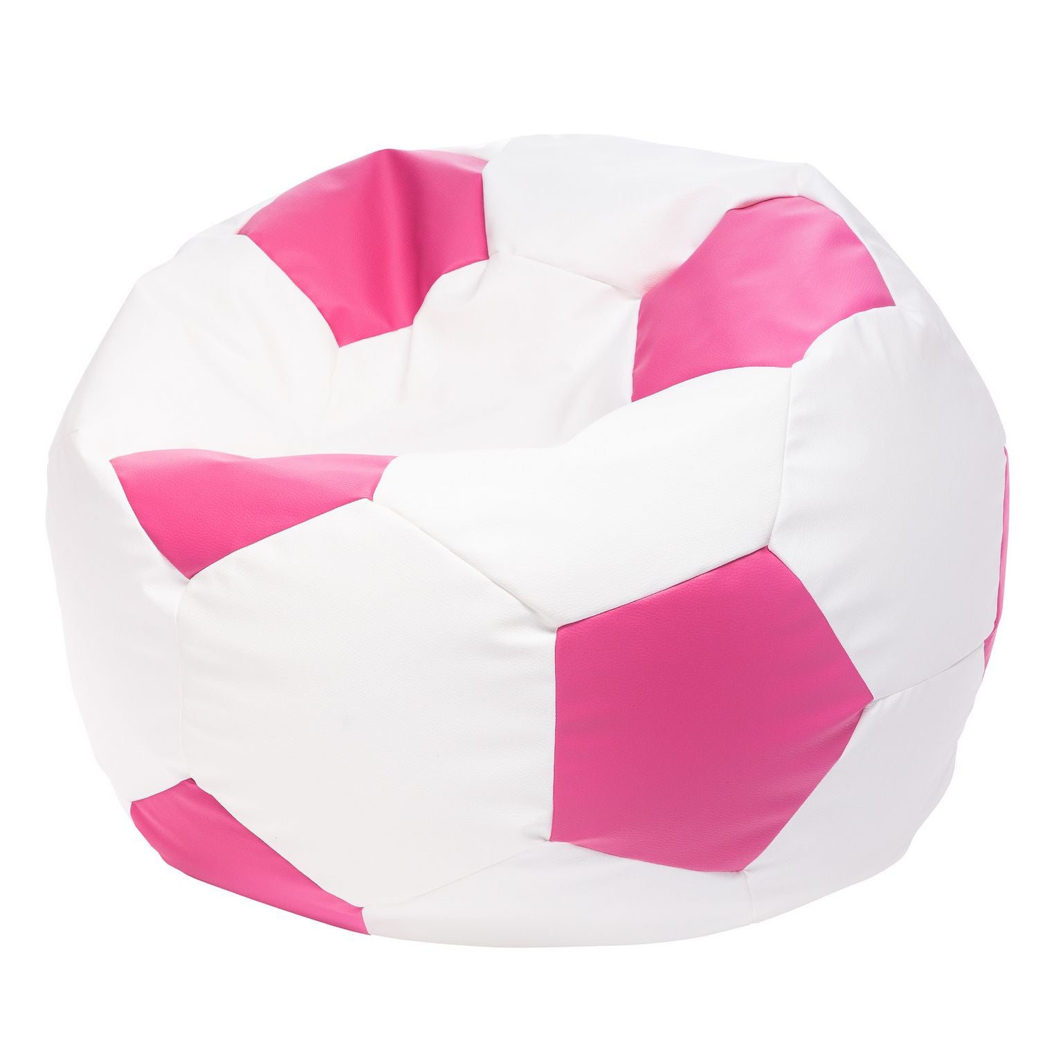 Pouf Poltrona Sacco Palla da Calcio in Ecopelle Taglia XL