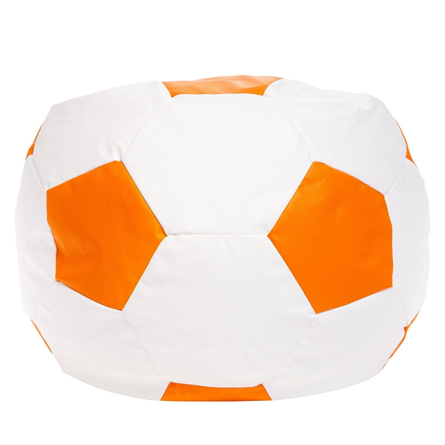 Pouf Poltrona Sacco Palla da Calcio in Ecopelle Taglia XL