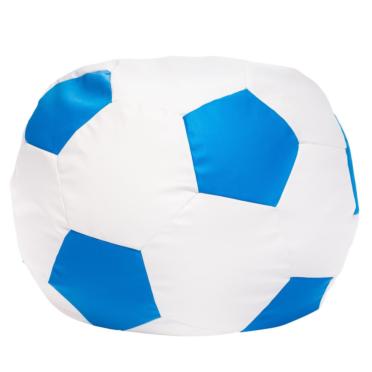 Pouf Poltrona Sacco Palla da Calcio in Ecopelle Taglia XL