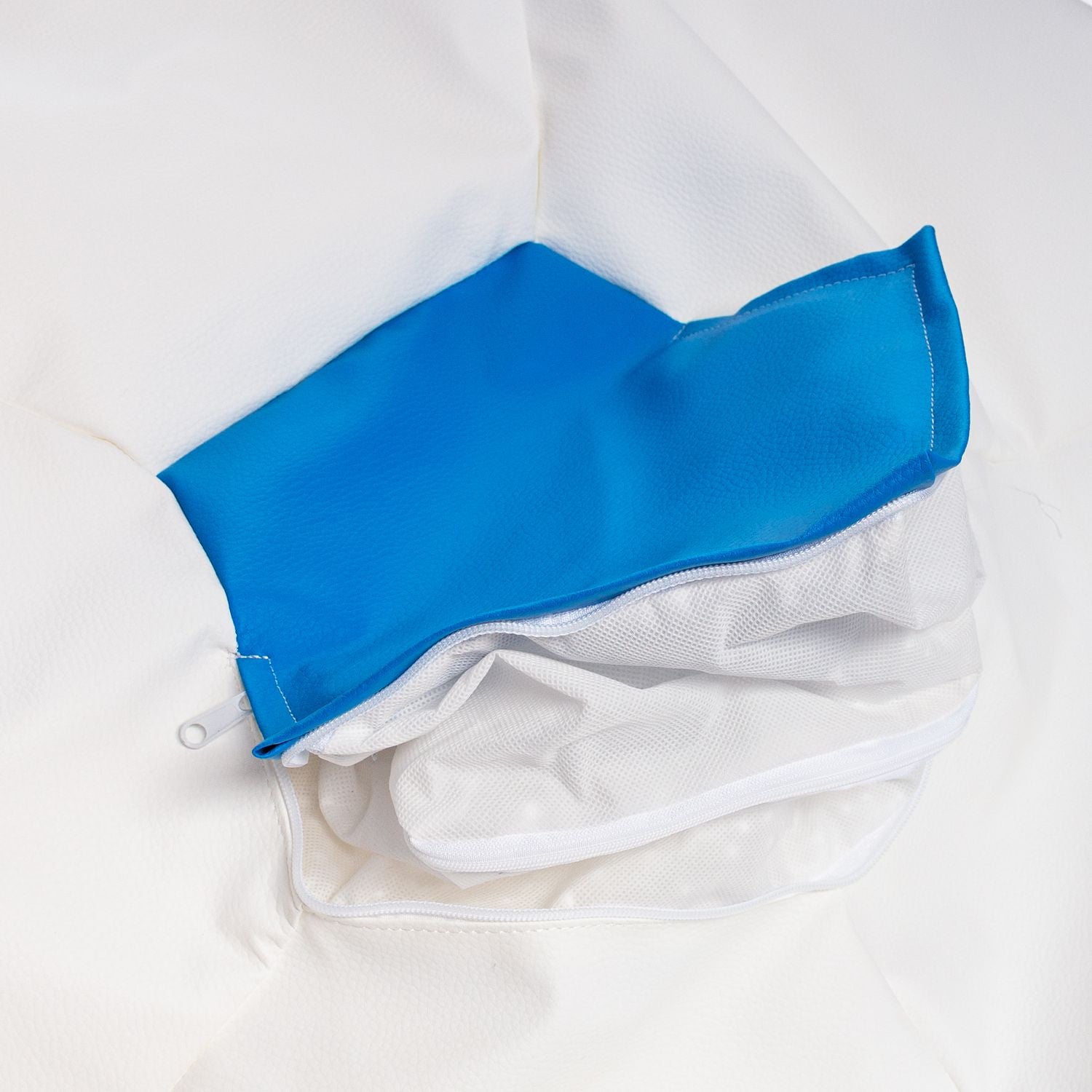 Pouf Poltrona Sacco Palla da Calcio in Ecopelle Taglia XL