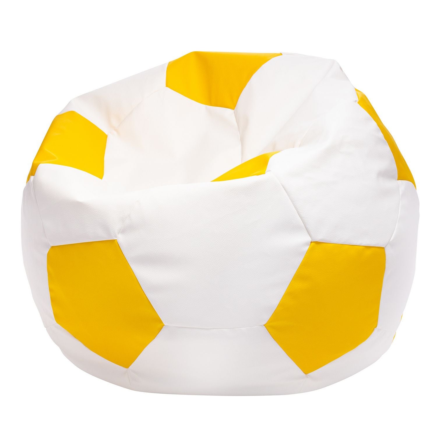 Pouf Poltrona Sacco Palla da Calcio in Ecopelle Taglia XL