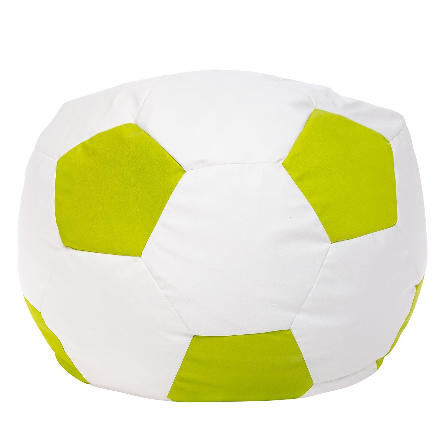 Pouf Poltrona Sacco Palla da Calcio in Ecopelle Taglia XL