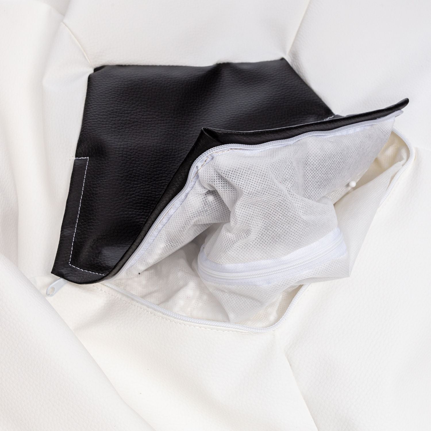 Pouf Poltrona Sacco Palla da Calcio in Ecopelle Taglia XL