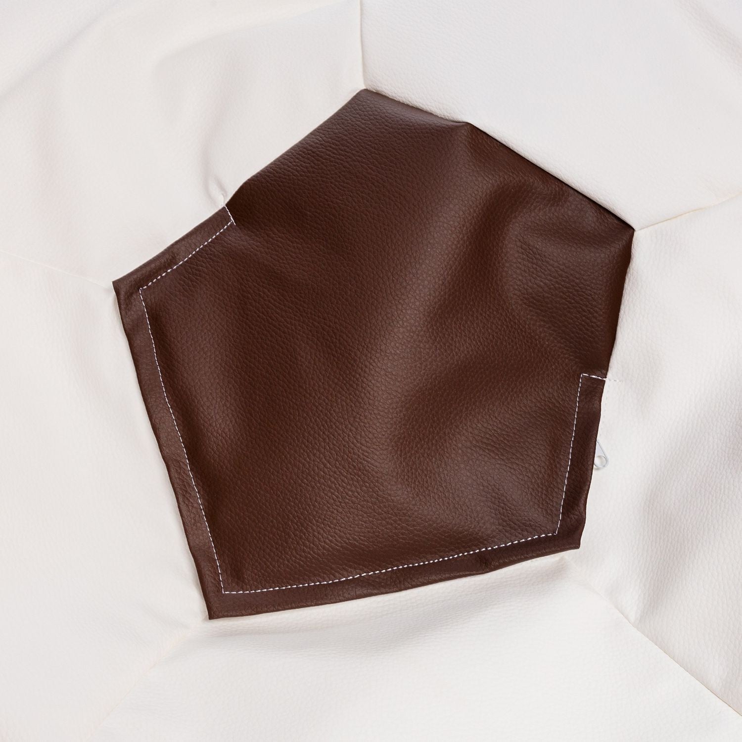 Pouf Poltrona Sacco Palla da Calcio in Ecopelle Taglia XL