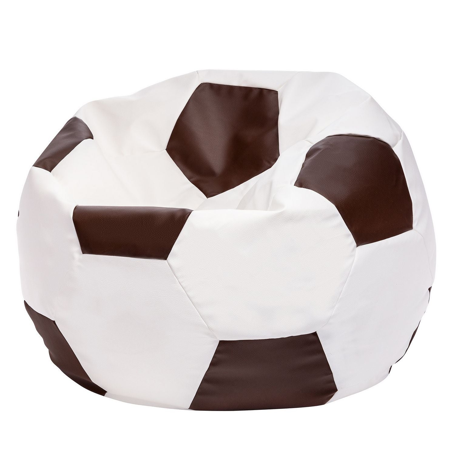 Pouf Poltrona Sacco Palla da Calcio in Ecopelle Taglia XL