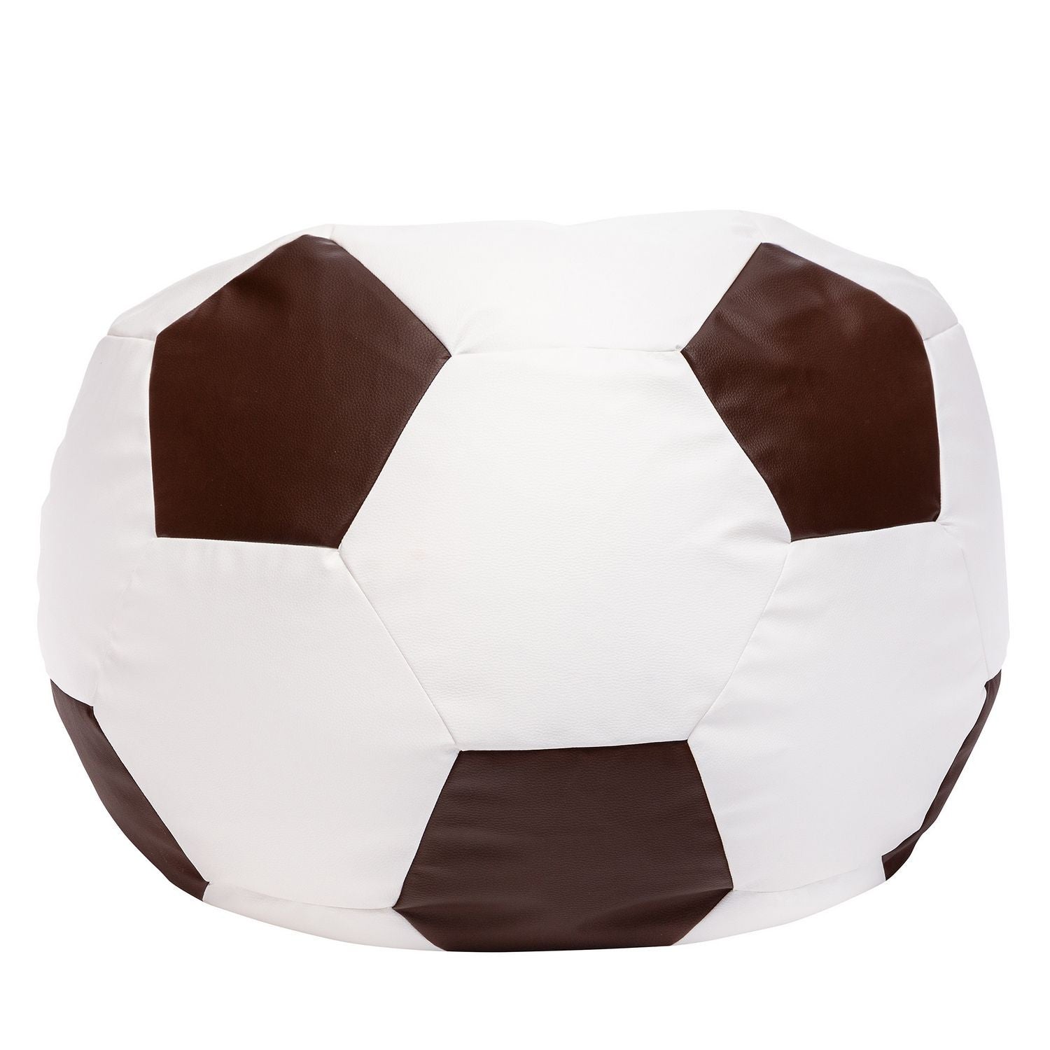 Pouf Poltrona Sacco Palla da Calcio in Ecopelle Taglia XL