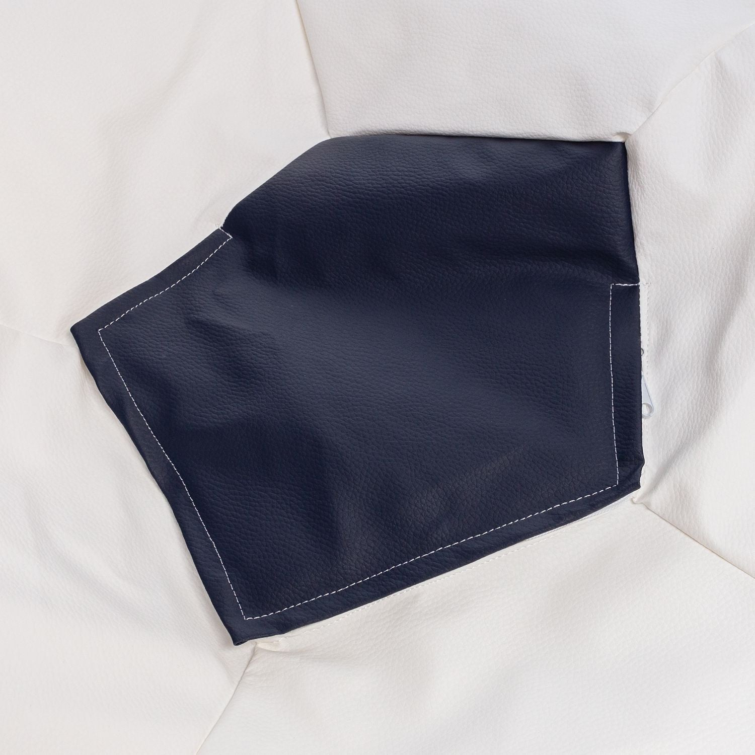 Pouf Poltrona Sacco Palla da Calcio in Ecopelle Taglia XL