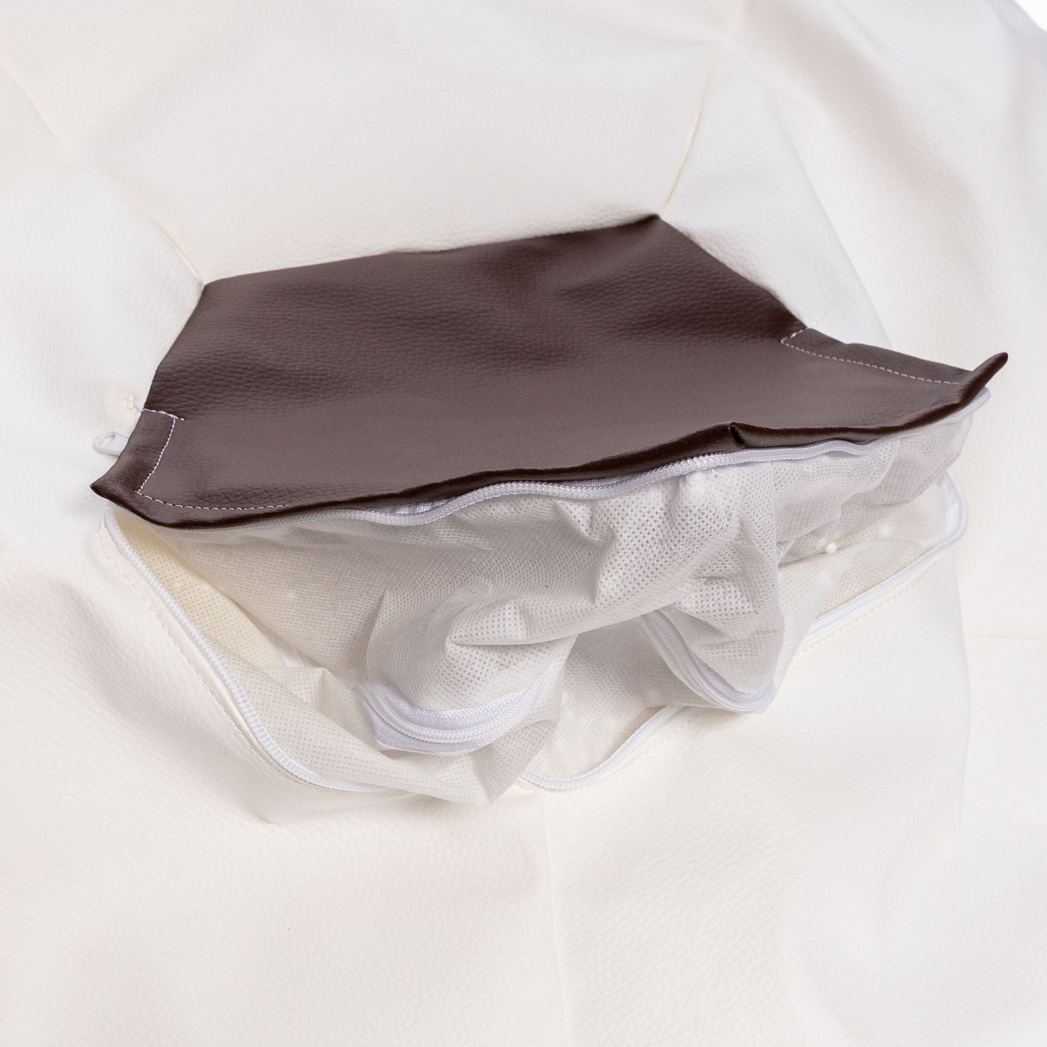 Pouf Poltrona Sacco Palla da Calcio in Ecopelle Taglia XL