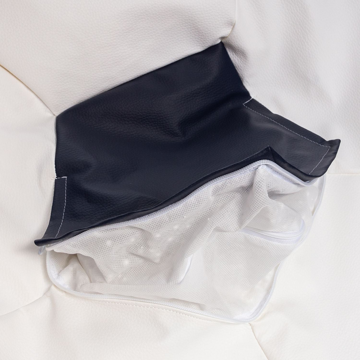 Pouf Poltrona Sacco Palla da Calcio in Ecopelle Taglia XL