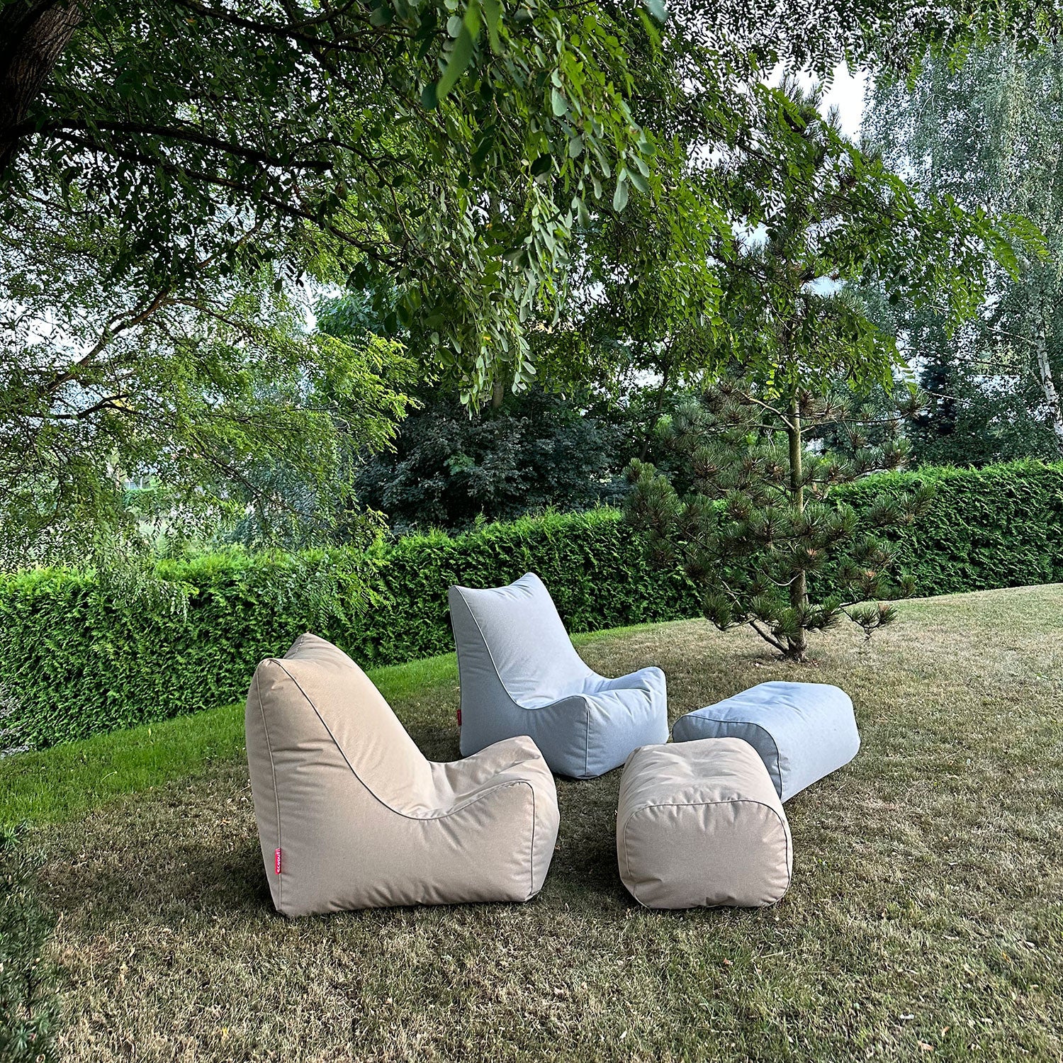 Pouf Poltrona a Sacco Seduta in Poliestere Impermeabile