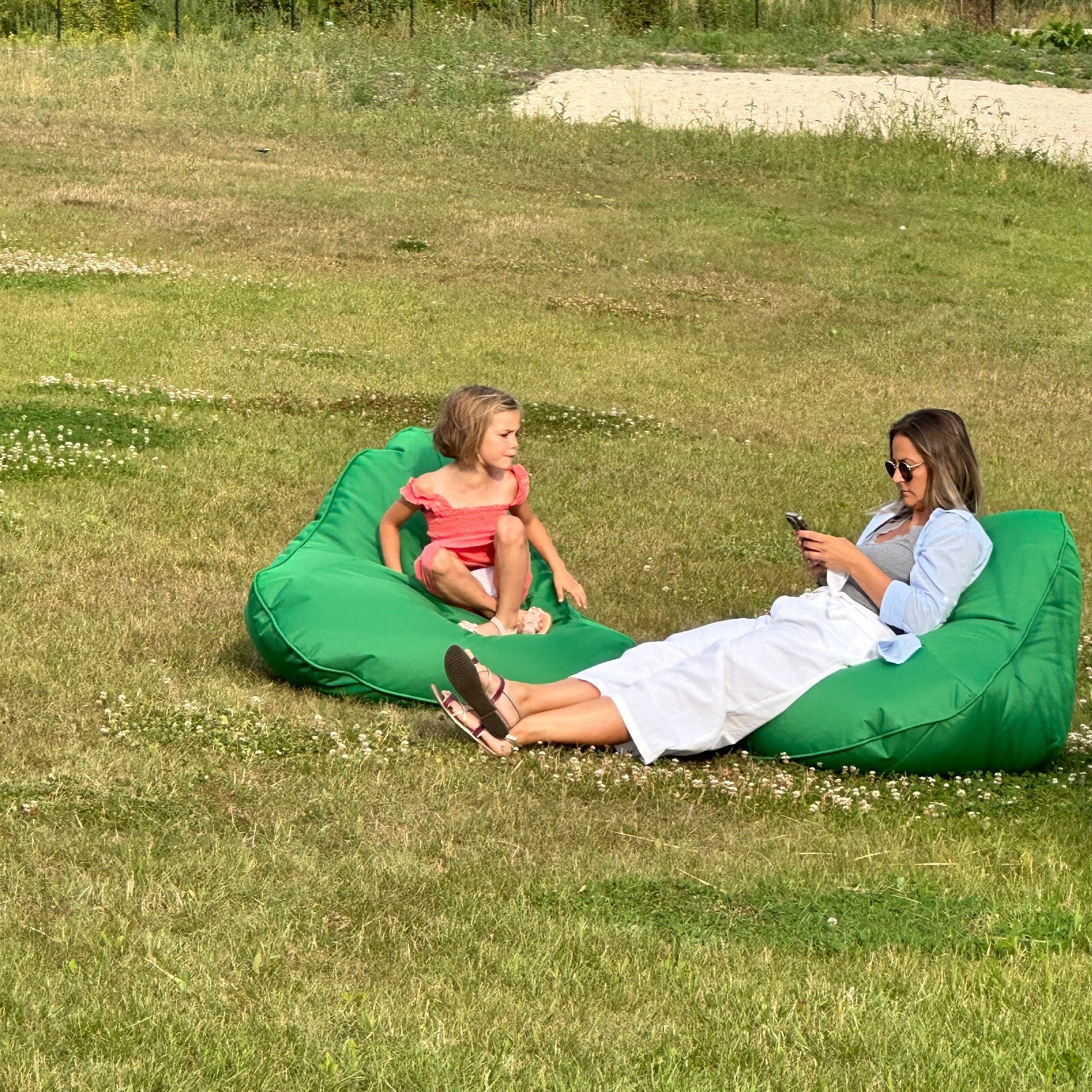 Pouf Poltrona Sacco Frog Poliestere per Esterni