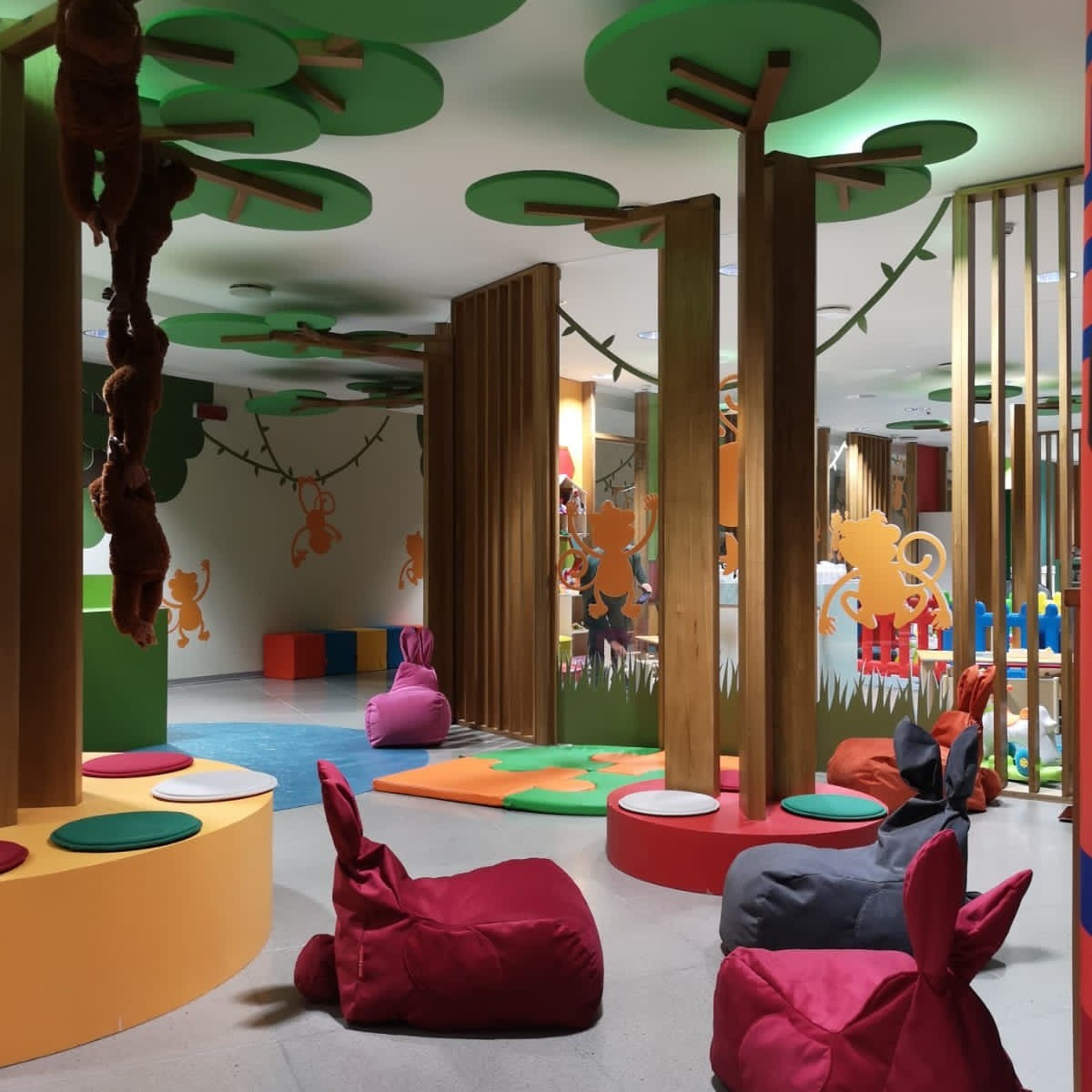 Bunny S Pouf Poltrona Sacco Coniglietto Bugs Bunny in Microfibra