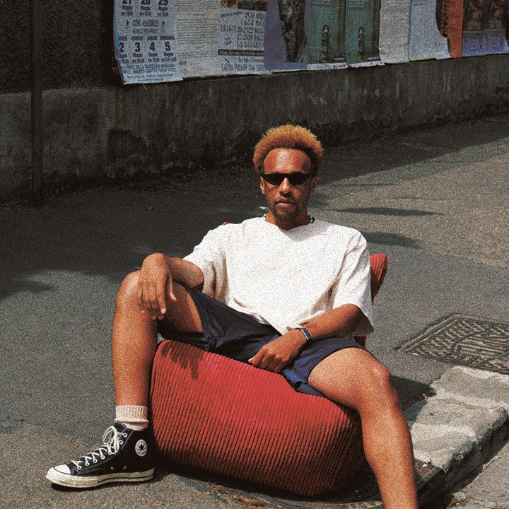 Pouf Poltrona Sacco Chaise Longue flavio in velluto