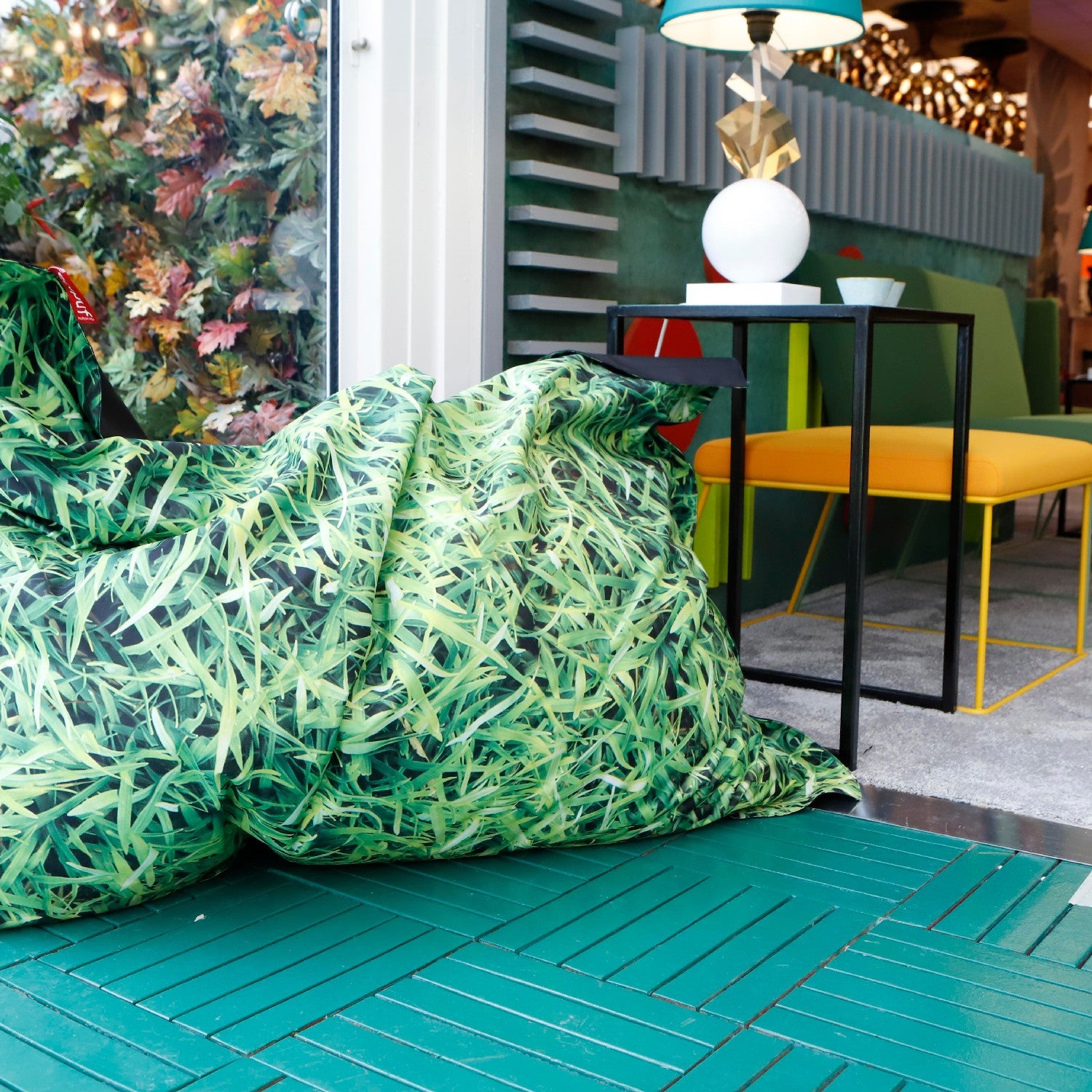 Cuscino M Pouf Poltrona Sacco in Poliestere Design Sfoderabile 135x170 cm