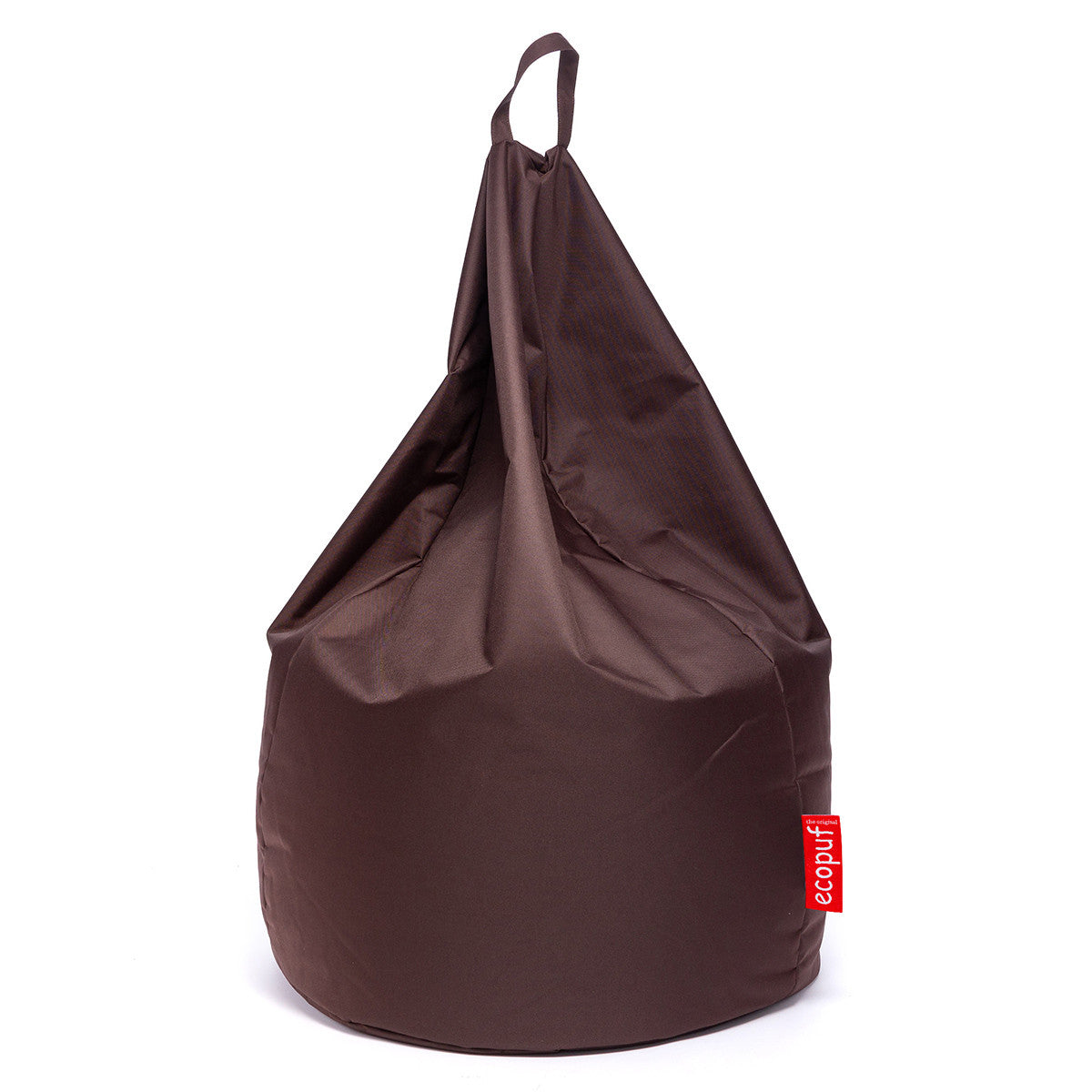 Pouf Poltrona Sacco in Poliestere 70x110 cm con Maniglia