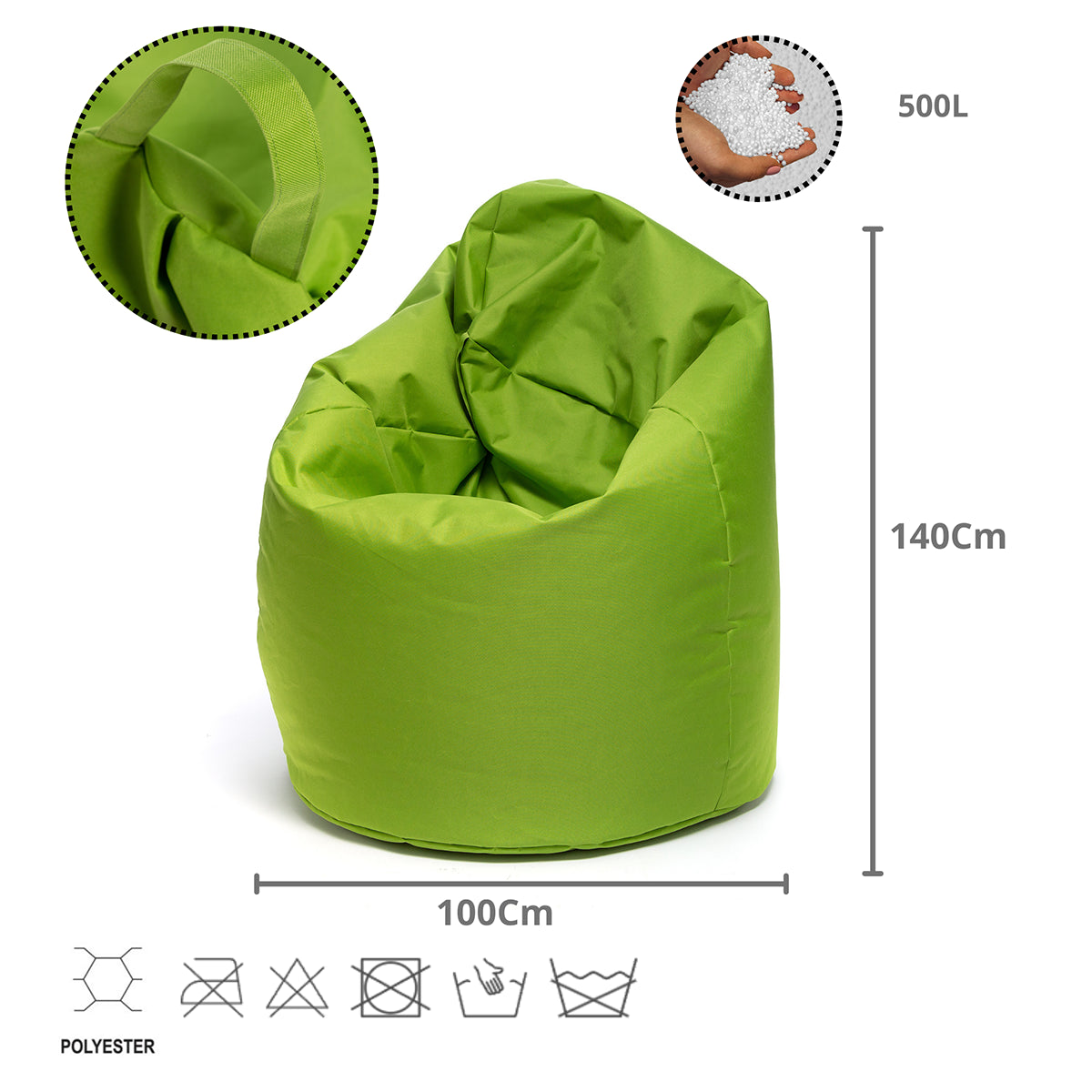Cover Pouf Poltrona Sacco XXXL Poliestere