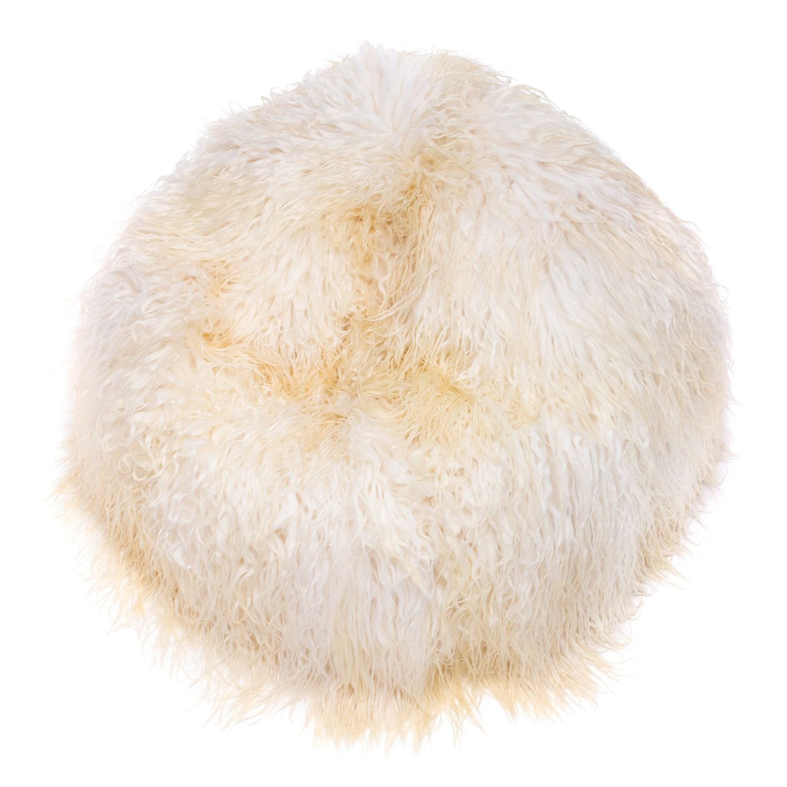 Pouf Poltrona Sacco in Vello Naturale d'Agnello