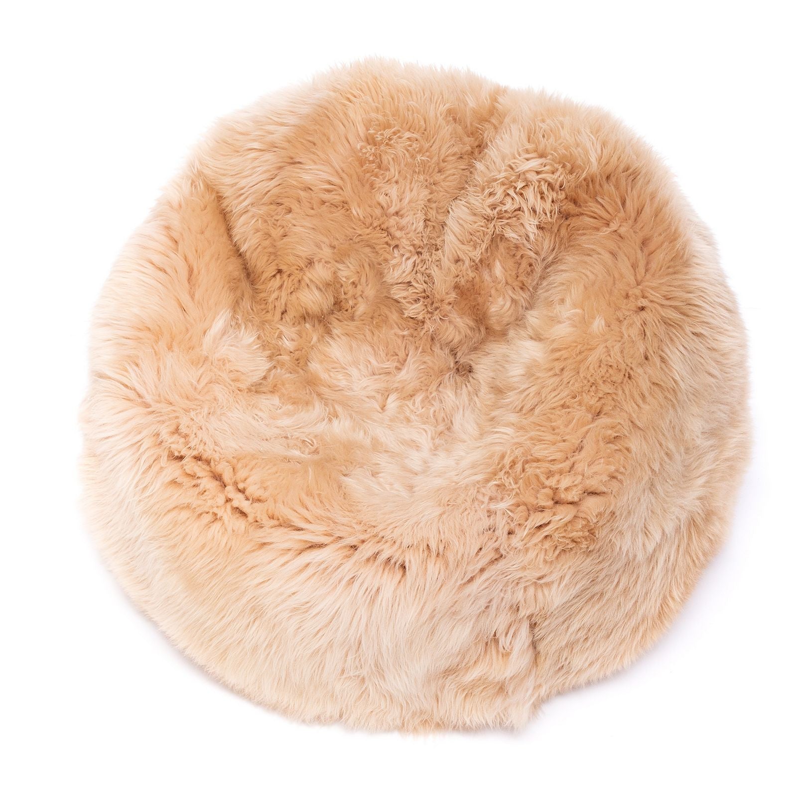 Pouf Poltrona Sacco in Vello Naturale d'Agnello
