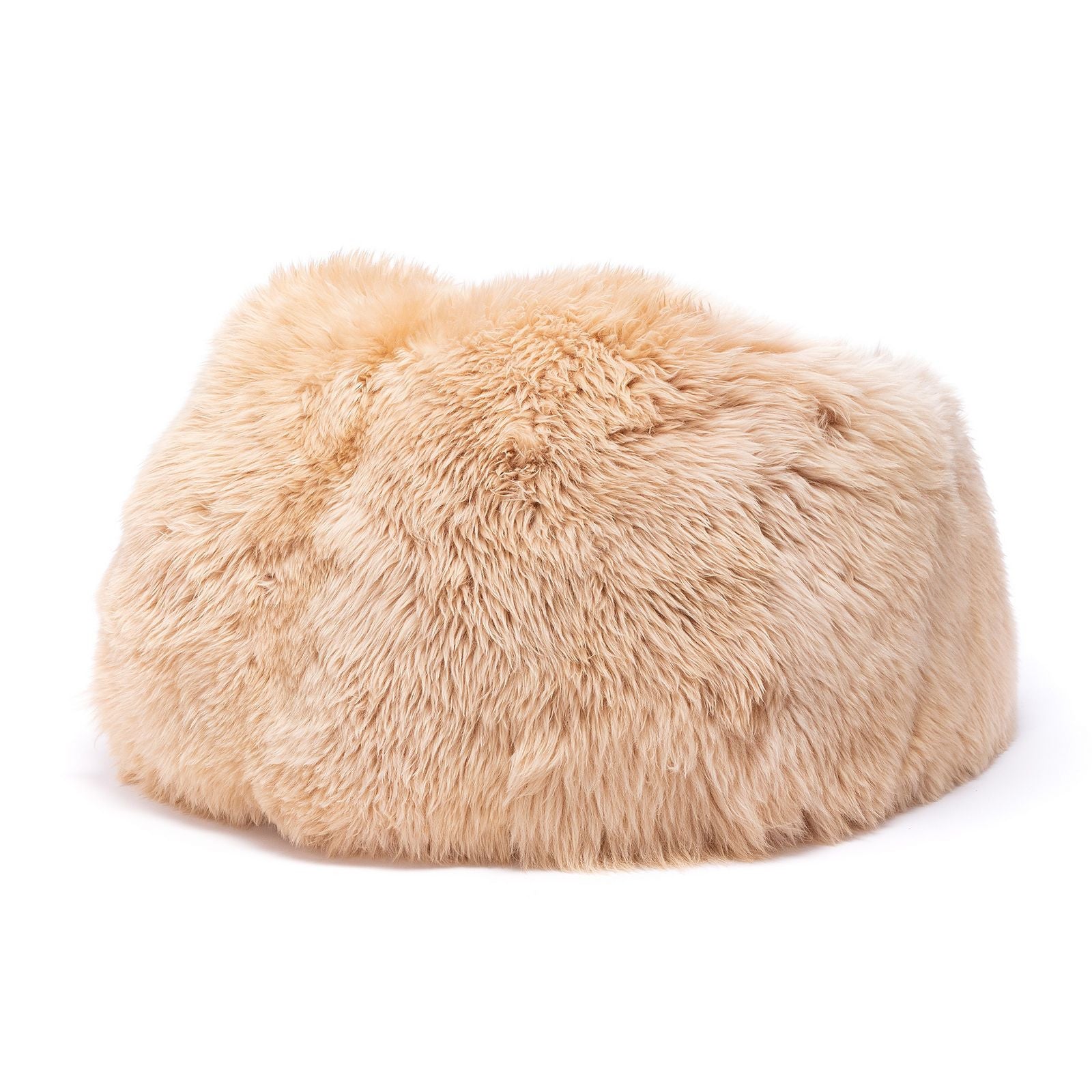 Pouf Poltrona Sacco in Vello Naturale d'Agnello
