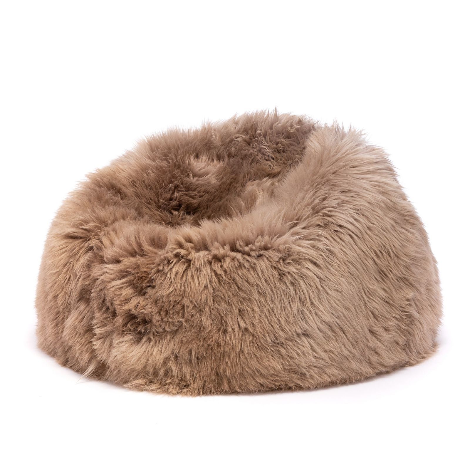 Pouf Poltrona Sacco in Vello Naturale d'Agnello