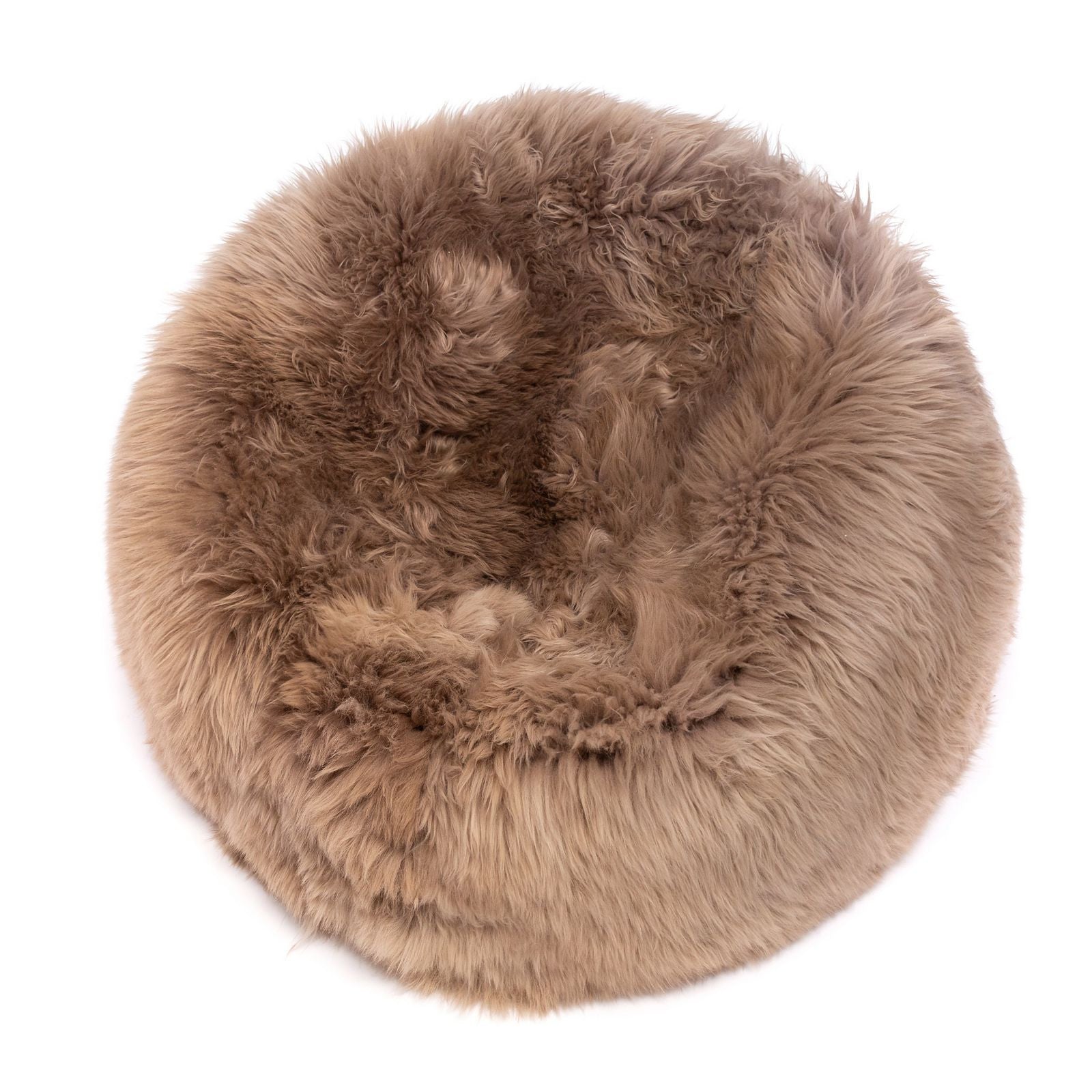 Pouf Poltrona Sacco in Vello Naturale d'Agnello