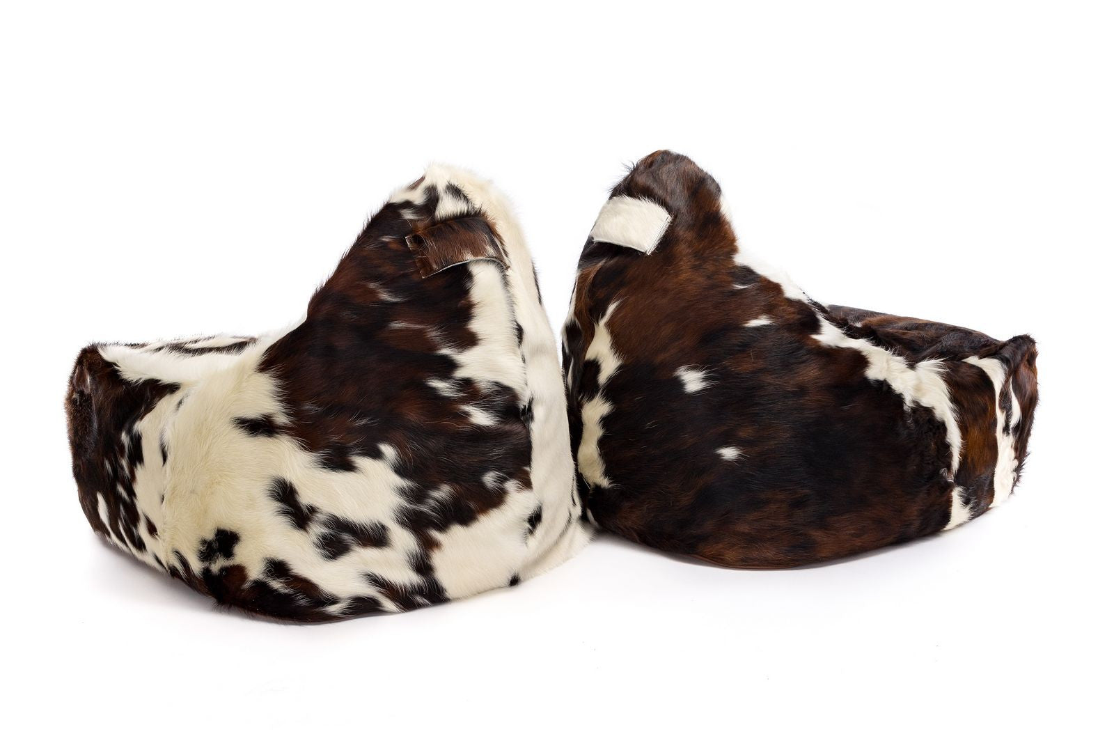 Pouf Poltrona Sacco Sfoderabile in Pelle Naturale Bovina