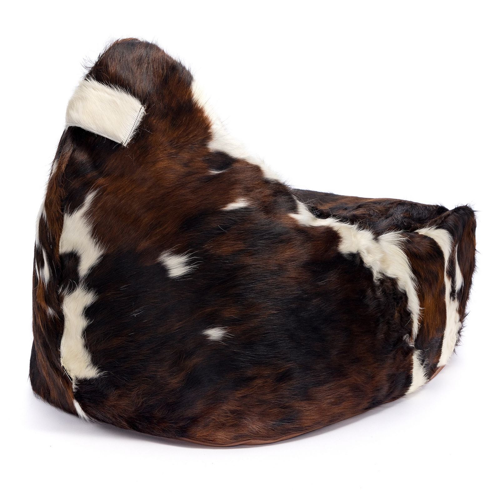 Pouf Poltrona Sacco Sfoderabile in Pelle Naturale Bovina