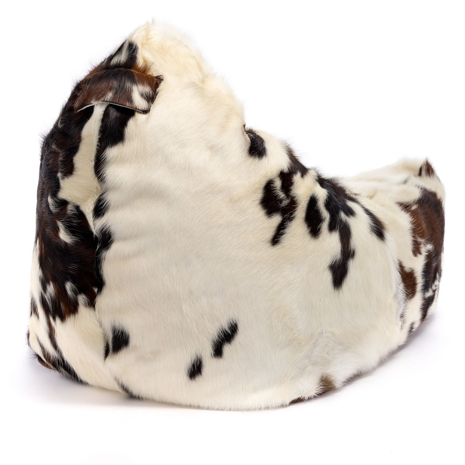 Pouf Poltrona Sacco Sfoderabile in Pelle Naturale Bovina