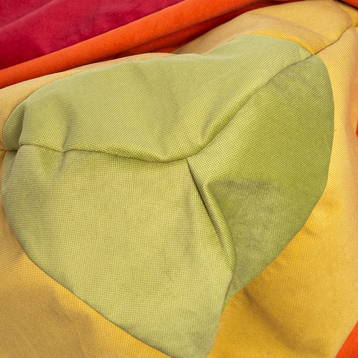 Pouf Poltrona Sacco Microfibra Patchwork
