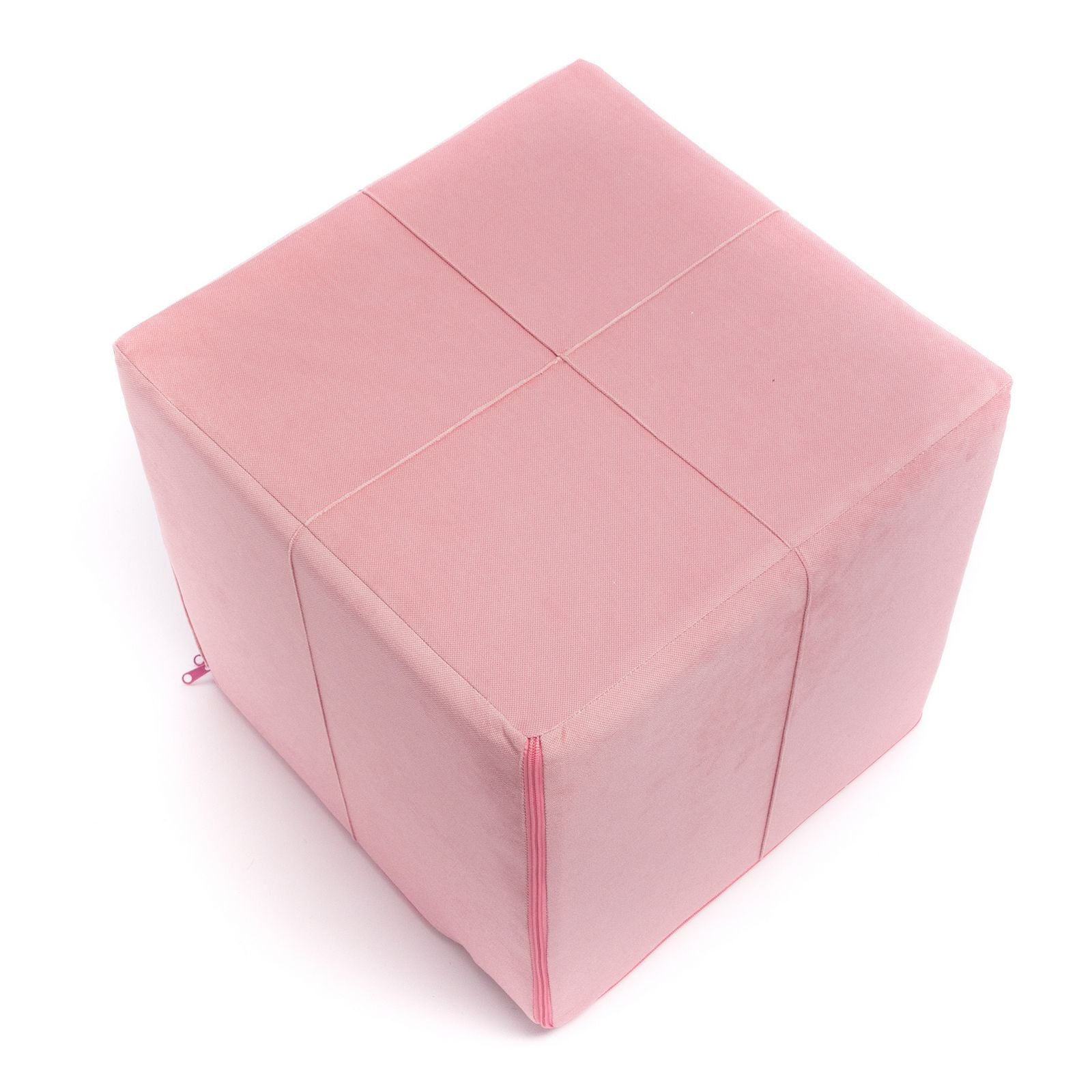 Pouf Poggiapiedi Sgabello Quadrato in Microfibra 40x40