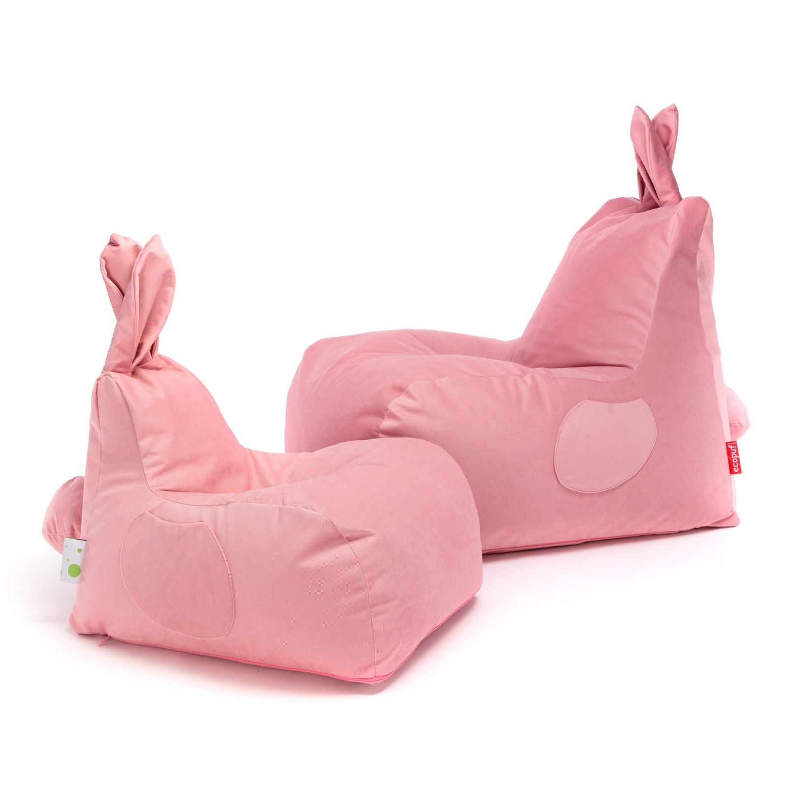 Bunny L Pouf Poltrona Sacco Coniglietto Bugs Bunny in Microfibra