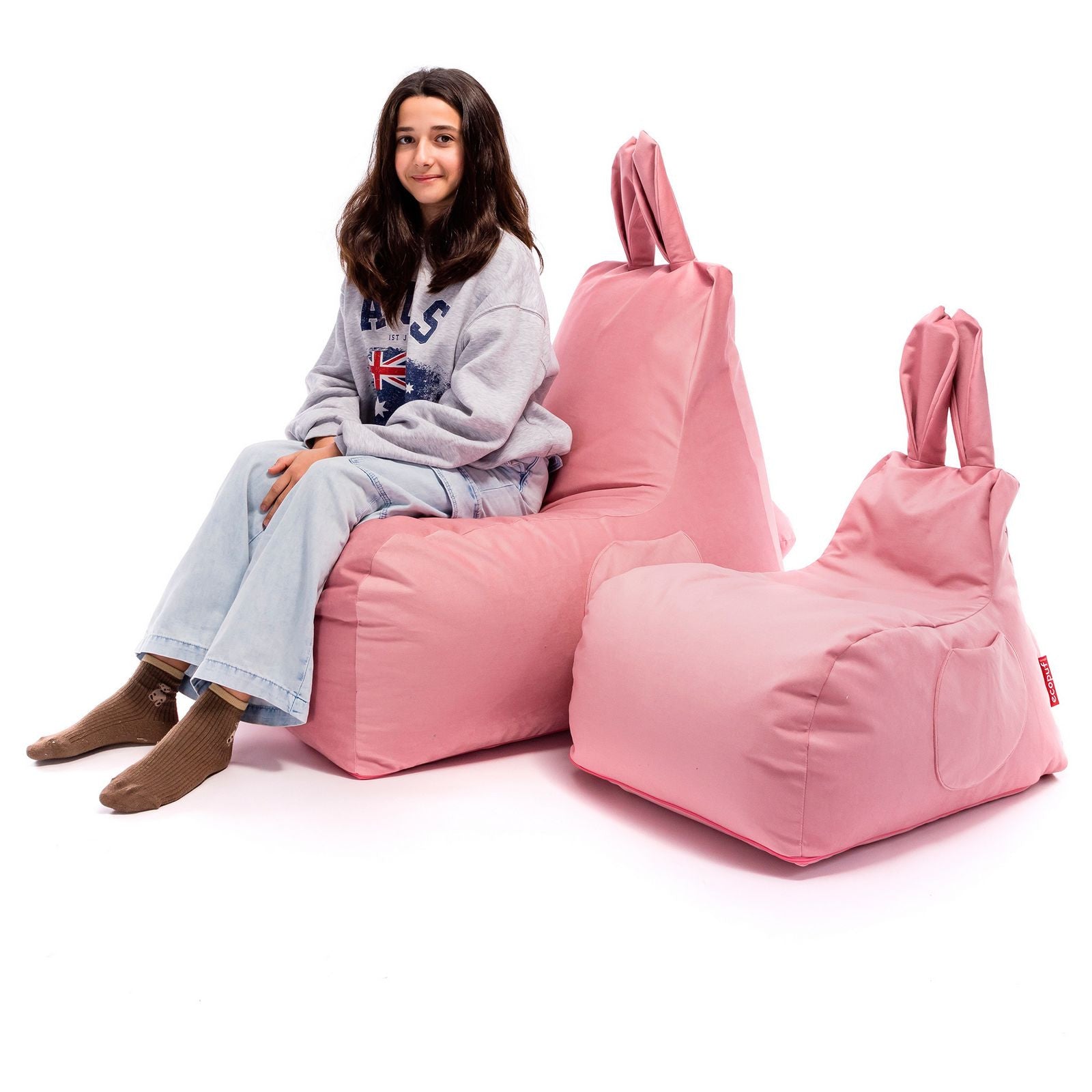Bunny S Pouf Poltrona Sacco Coniglietto Bugs Bunny in Microfibra