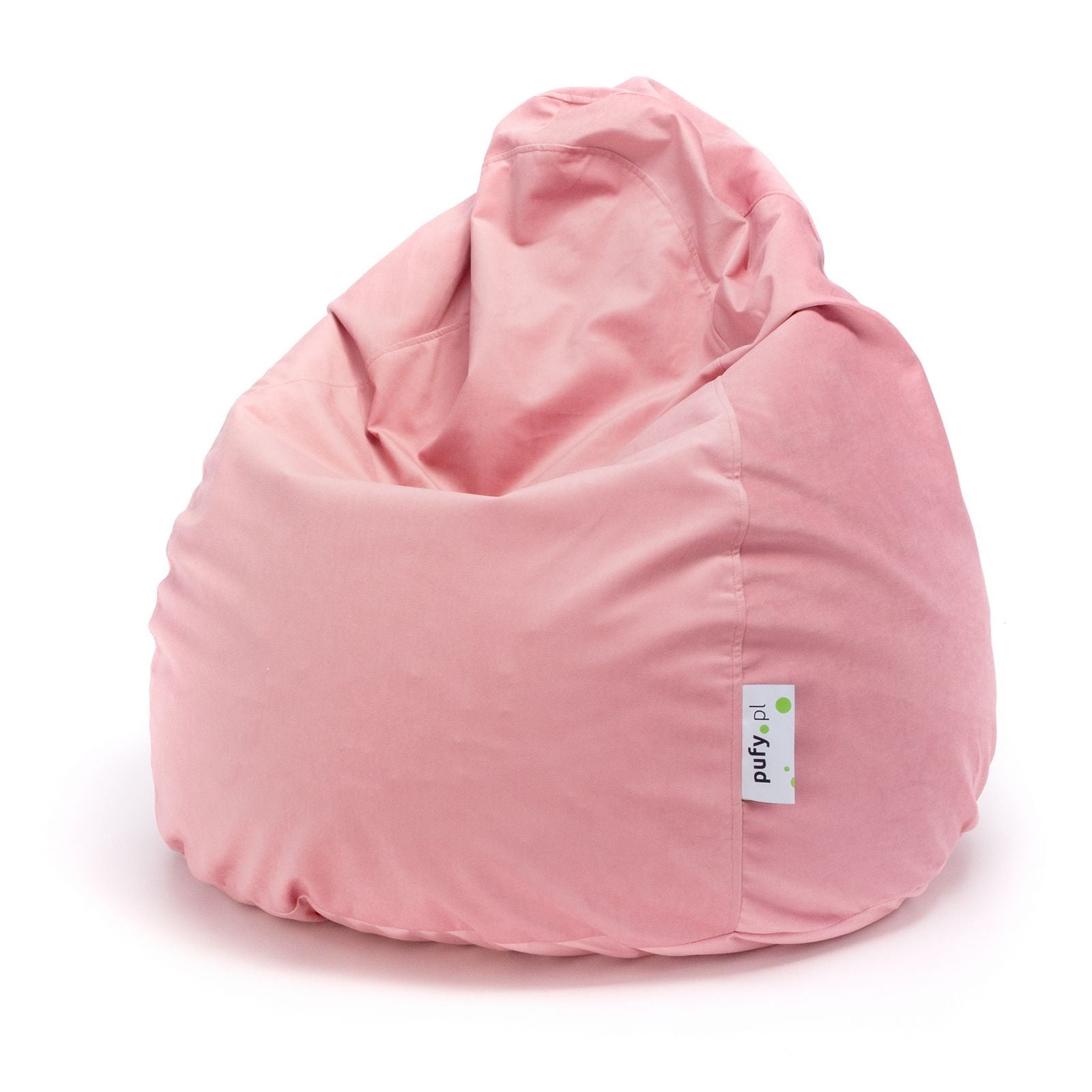Pouf poltrona sacco fuzzy microfibra sfoderabile