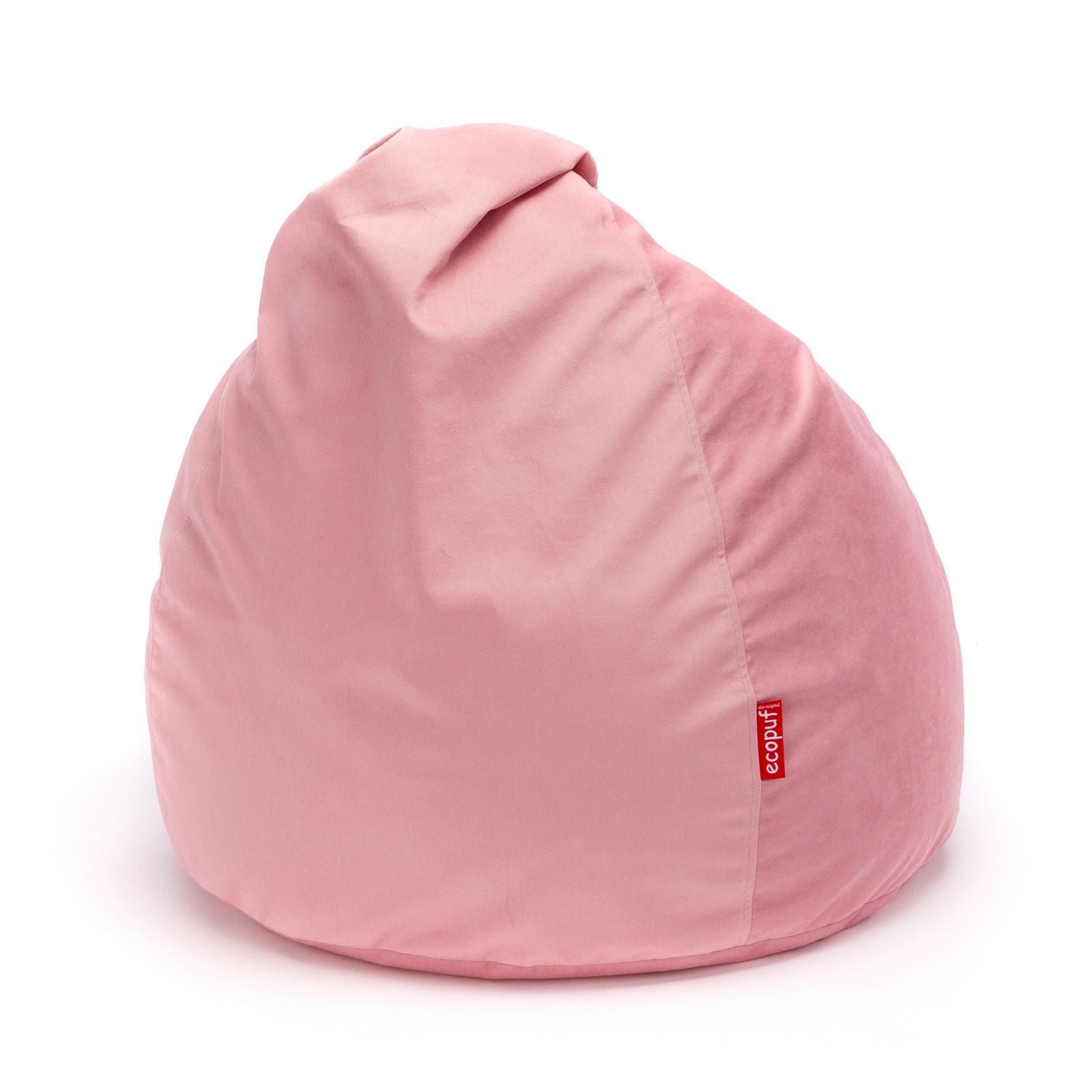 Pouf poltrona sacco fuzzy microfibra sfoderabile