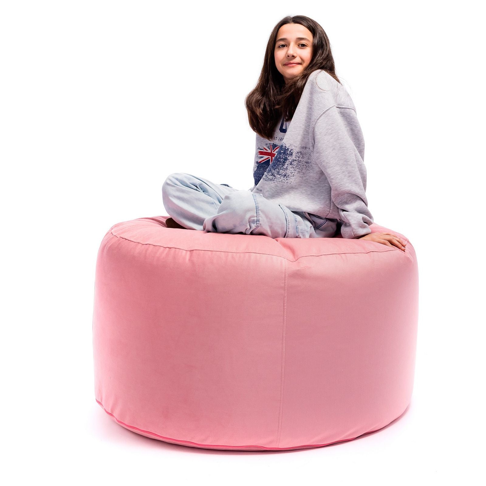 Cover pouf rotondo morbido island mini microfibra