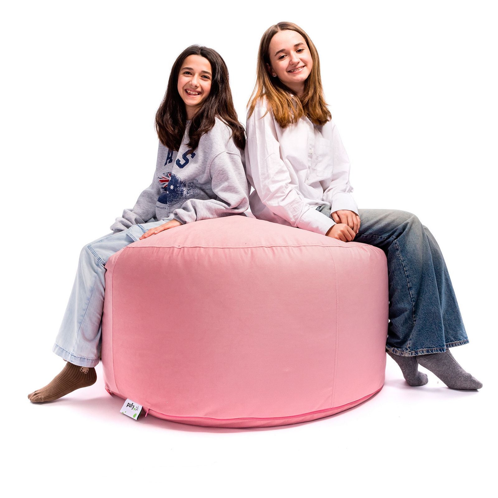 Cover pouf rotondo morbido island mini microfibra