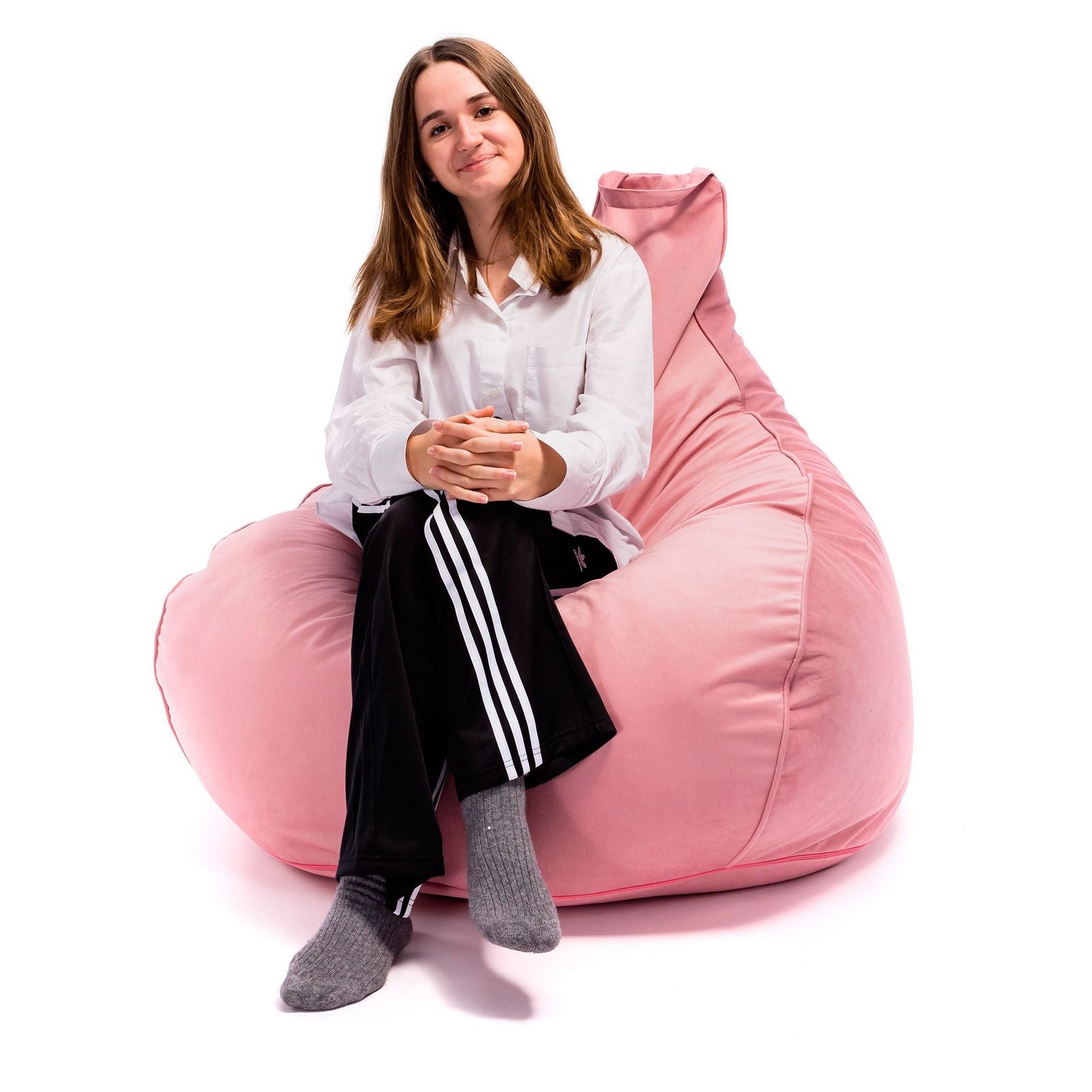 Pouf poltrona sacco xl microfibra sfoderabile