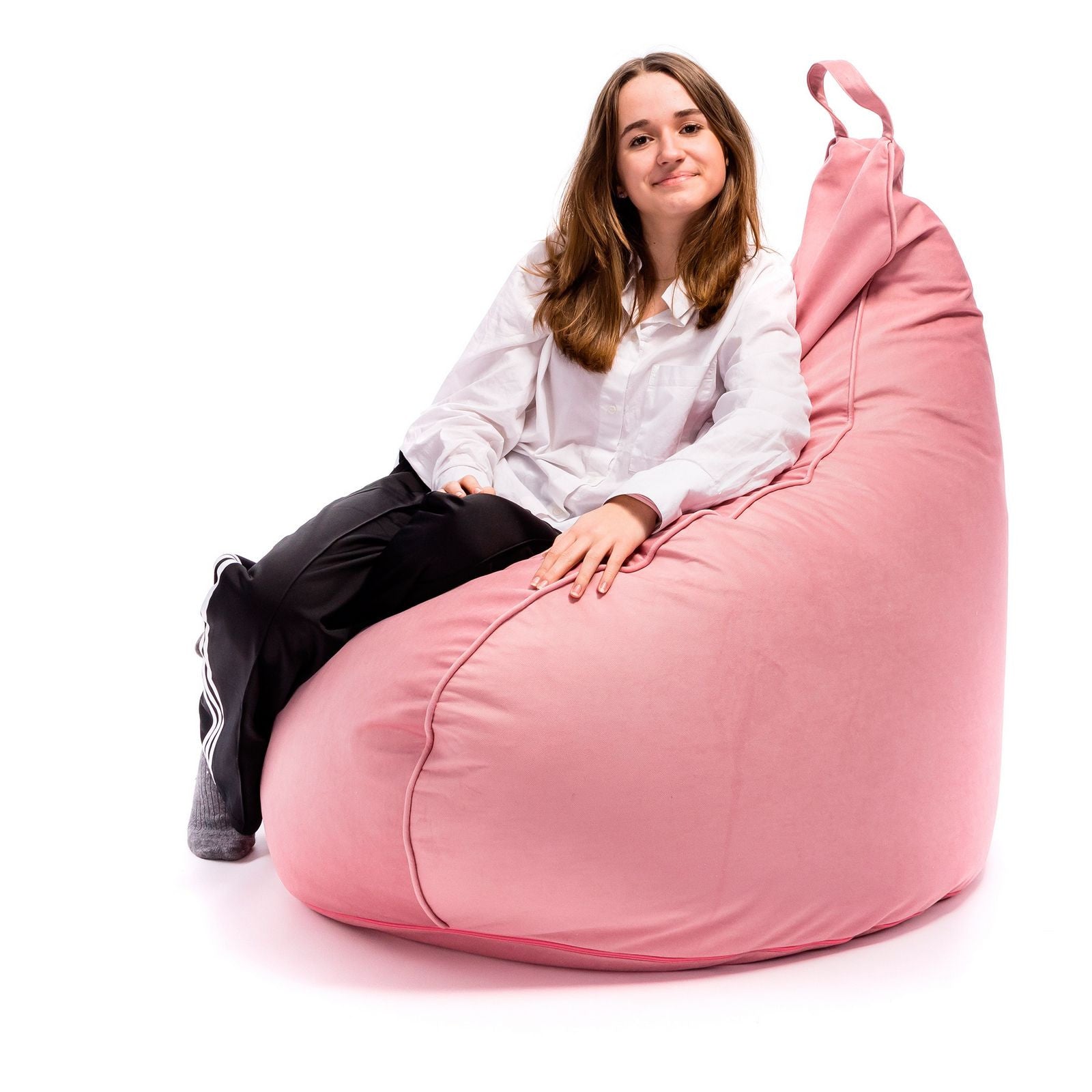 Pouf poltrona sacco xl microfibra sfoderabile
