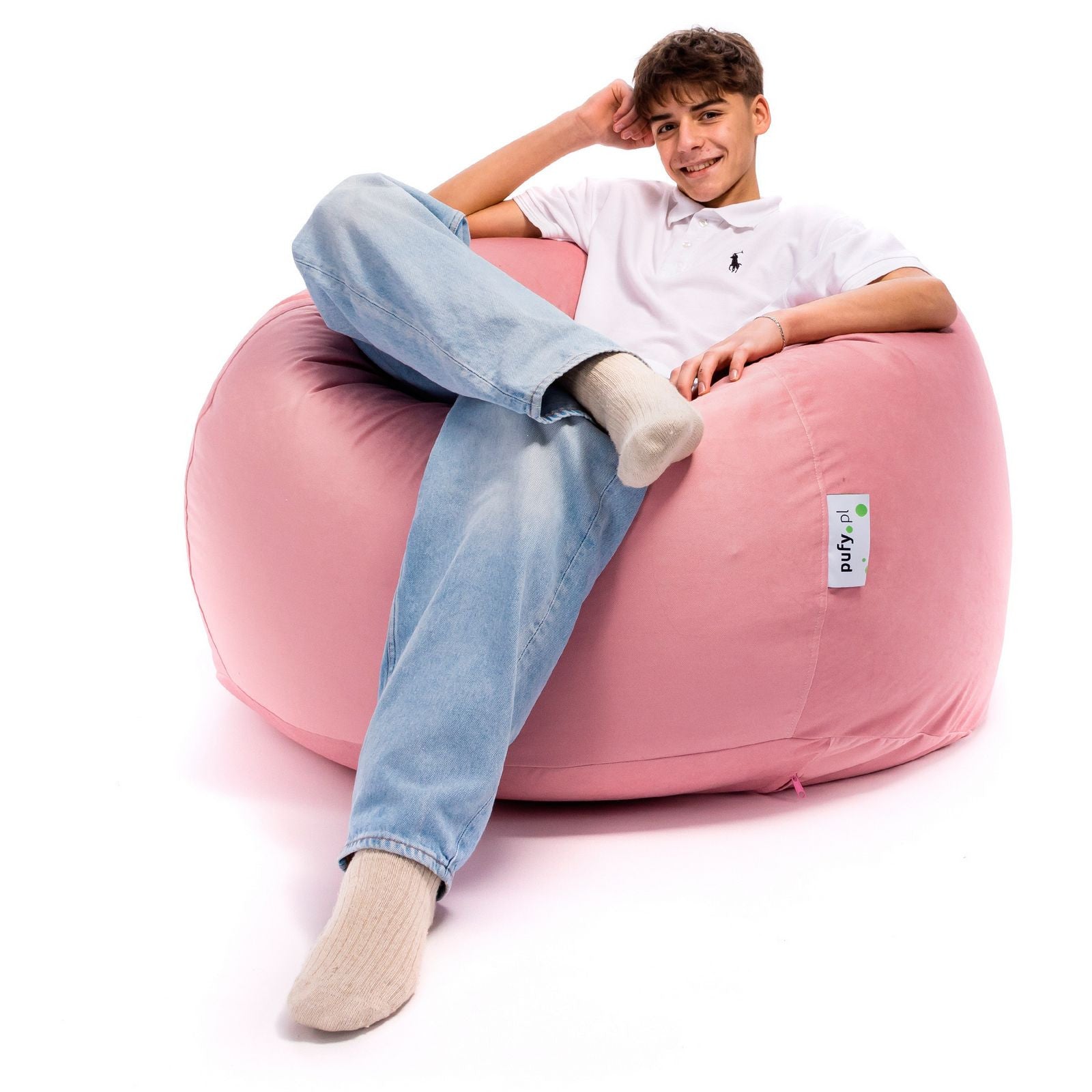 Pouf Poltrona Sacco Sakwa M Microfibra Sfoderabile