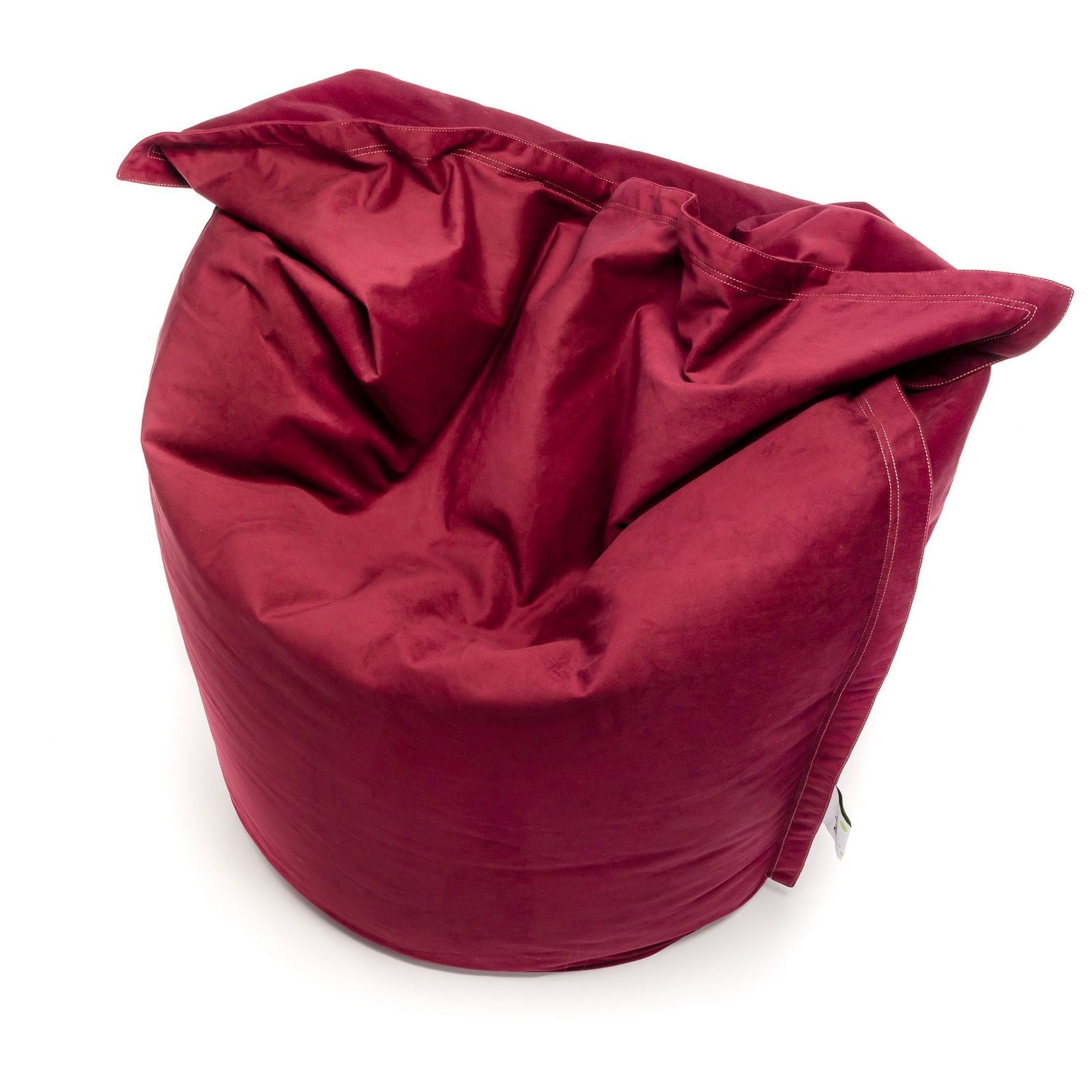 Pouf Cuscino Sacco in tessuto Velluto Velour Sfoderabile