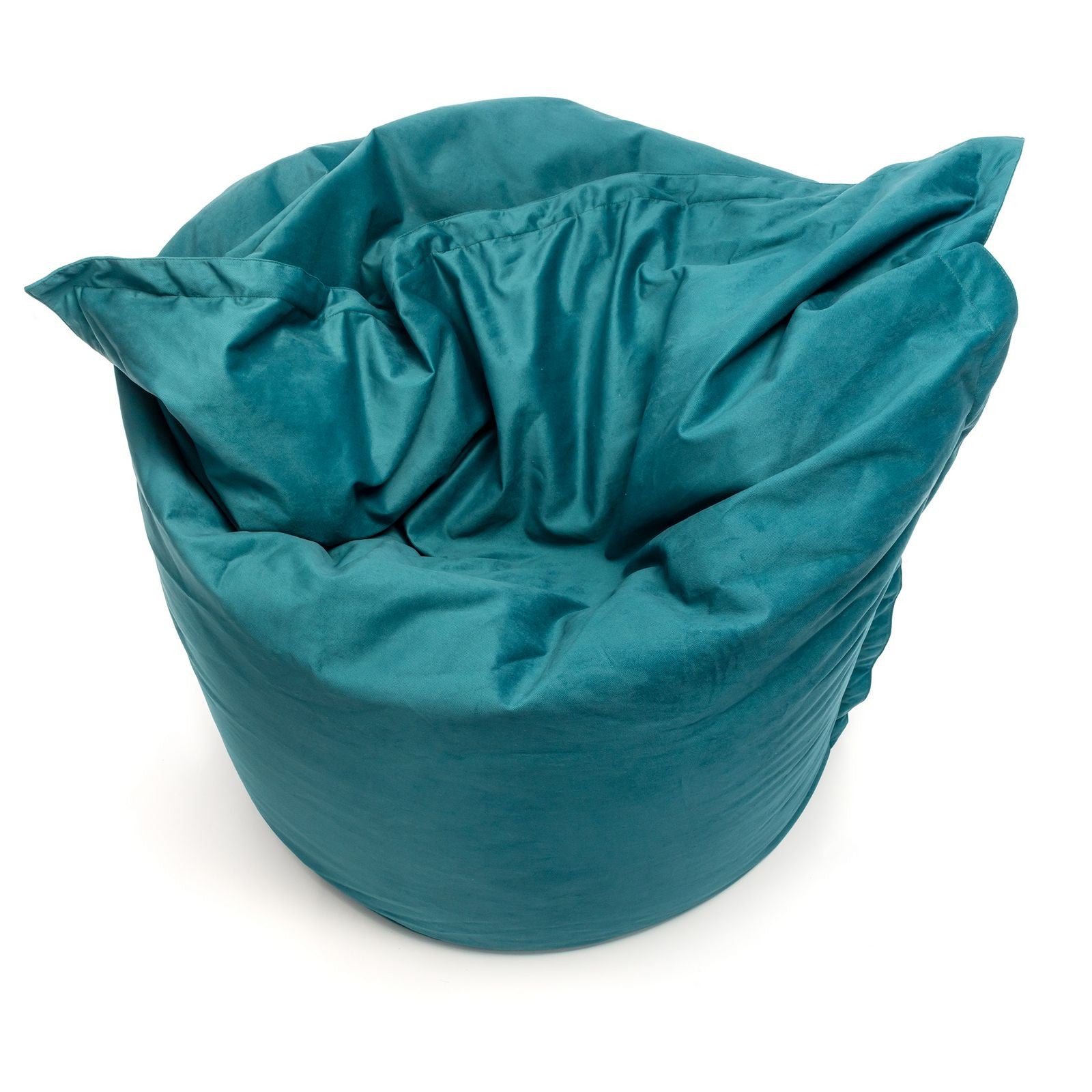 Pouf Cuscino Sacco in tessuto Velluto Velour Sfoderabile