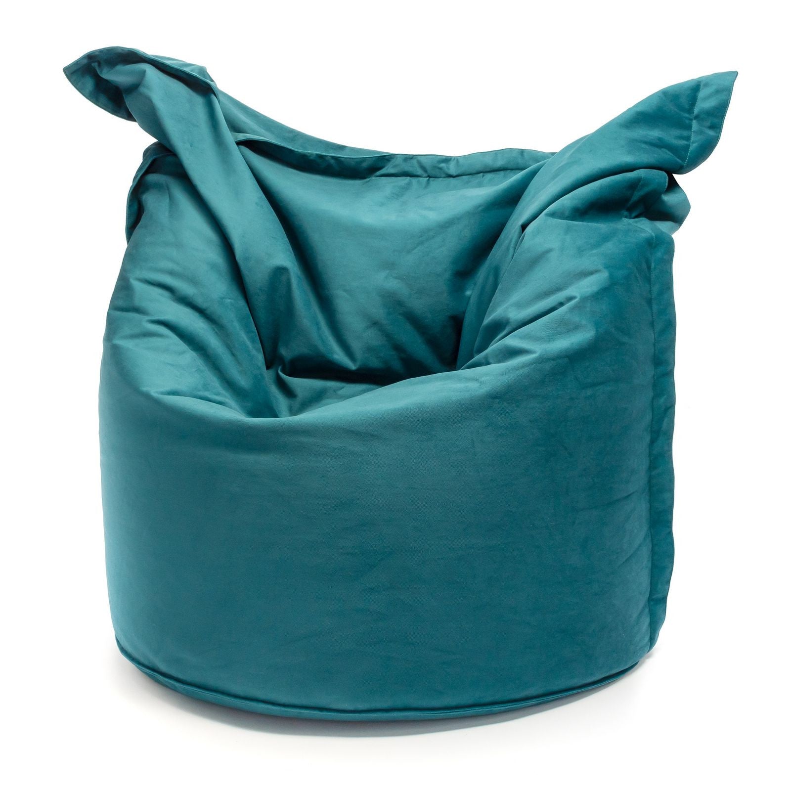 Pouf Cuscino Sacco in tessuto Velluto Velour Sfoderabile